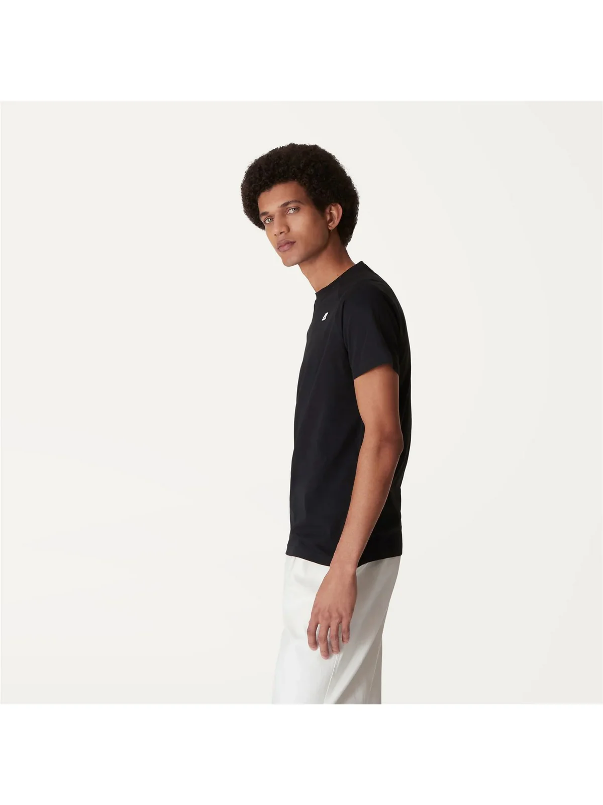 K-WAY T-Shirt e Polo Uomo Edwing K0074Q0 USY Nero - Image 2