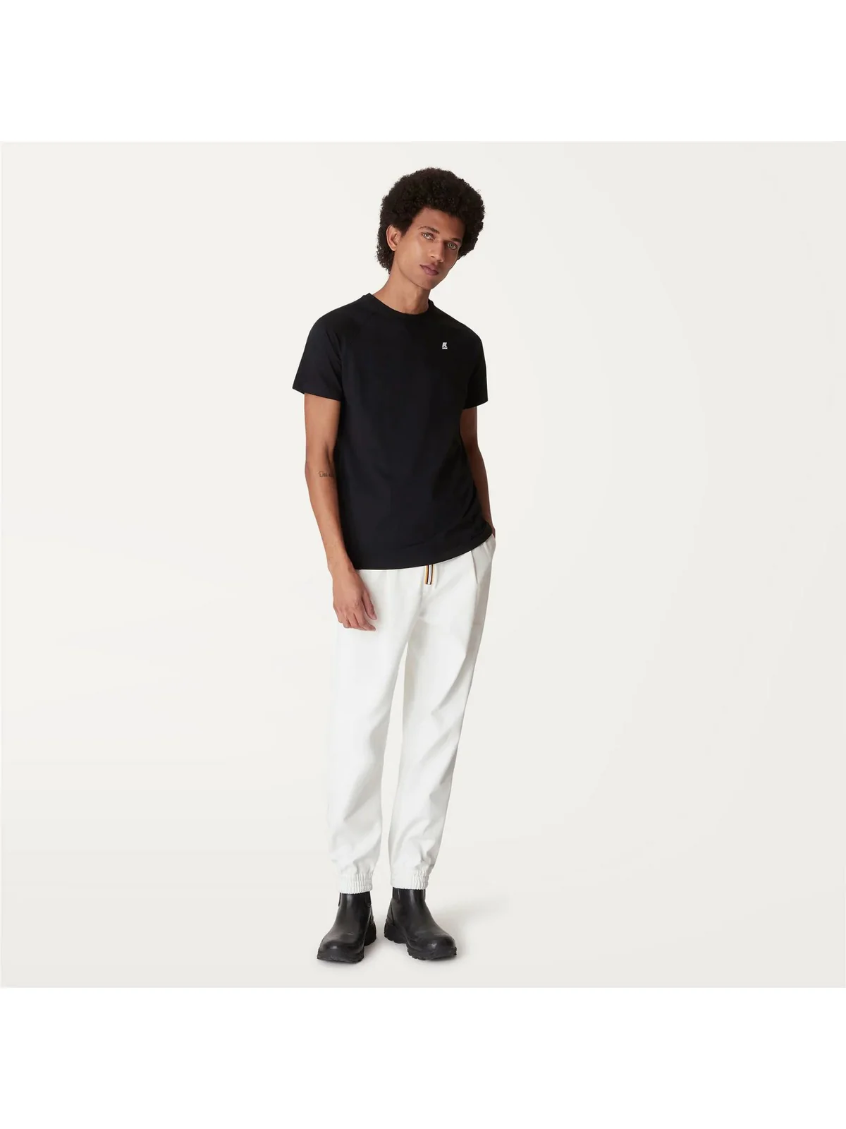 K-WAY T-Shirt e Polo Uomo Edwing K0074Q0 USY Nero - Image 3
