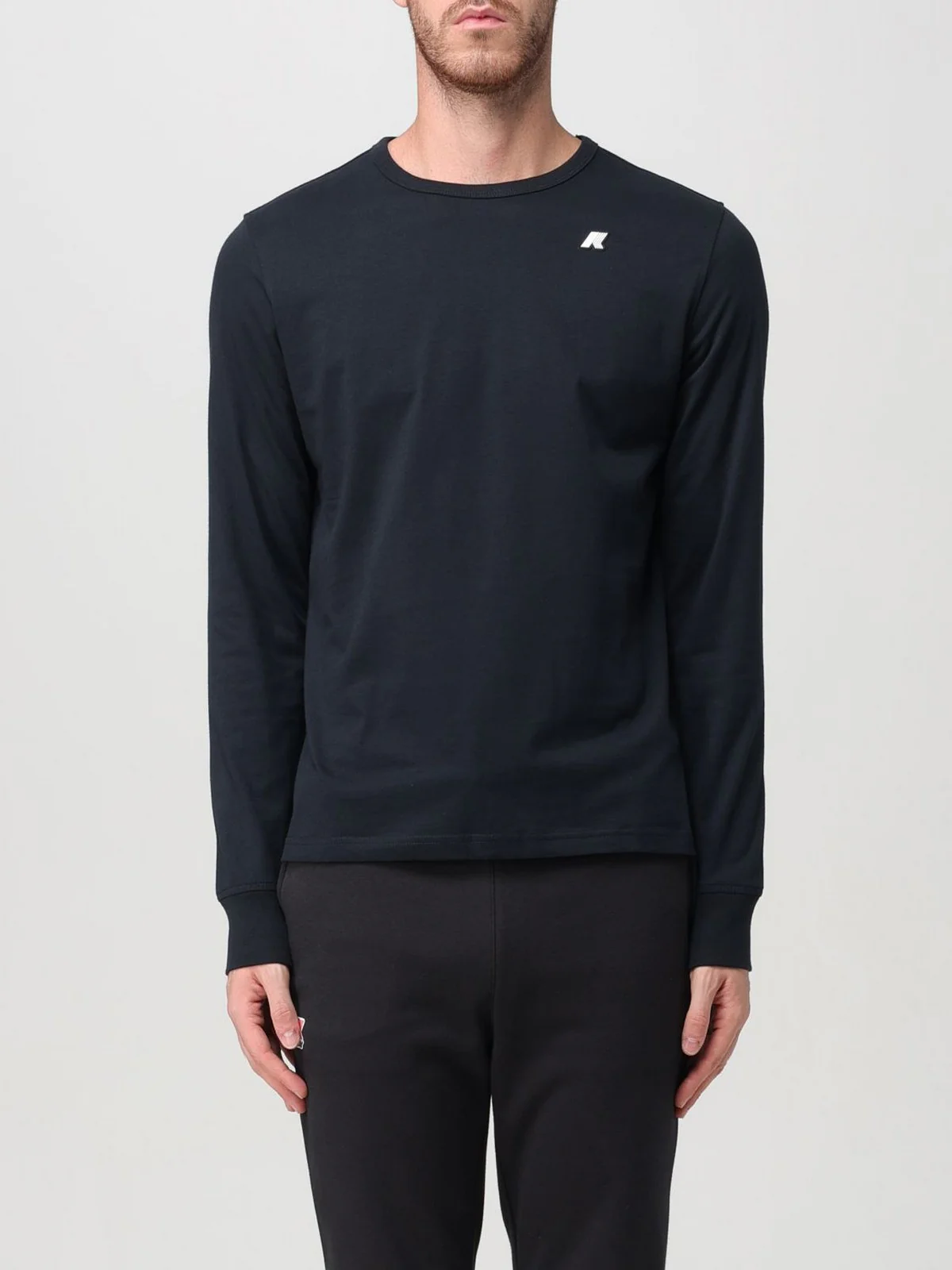 K-WAY T-Shirt e Polo Uomo ELMER JS PEACH K8136DW USY BLACK PURE - Image 2