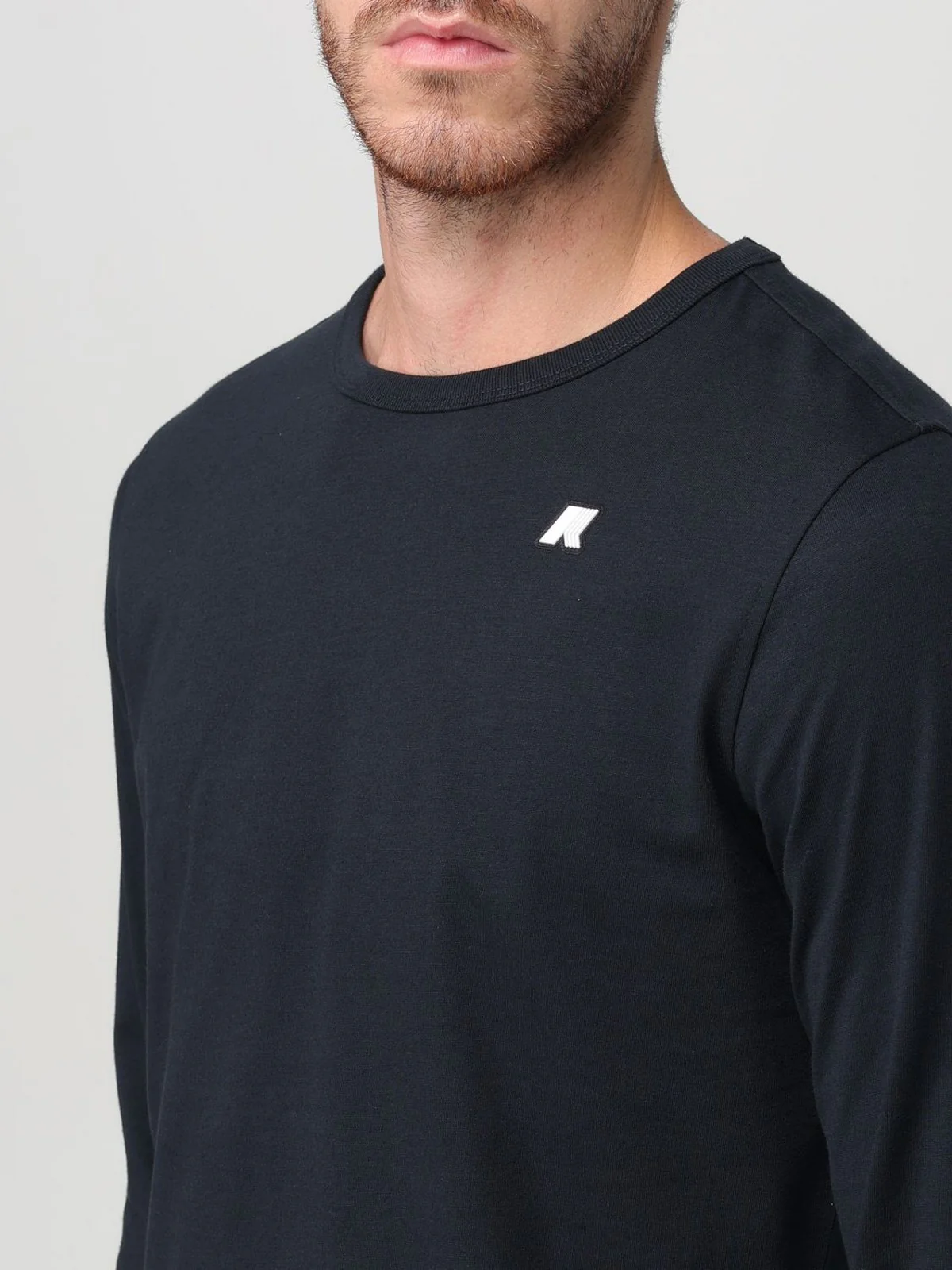 K-WAY T-Shirt e Polo Uomo ELMER JS PEACH K8136DW USY BLACK PURE - Image 3