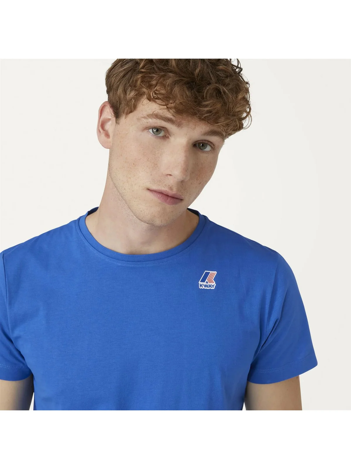 K-WAY T-Shirt e Polo Uomo Le vrai edouard K007JE0 063 Blu - Image 2