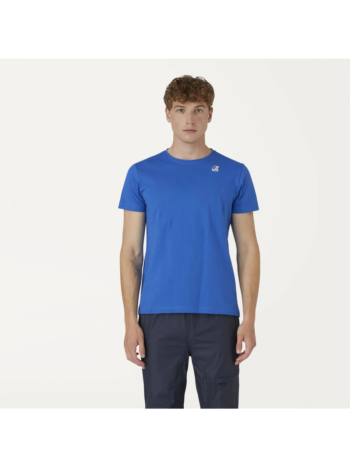 K-WAY T-Shirt e Polo Uomo Le vrai edouard K007JE0 063 Blu - Image 4