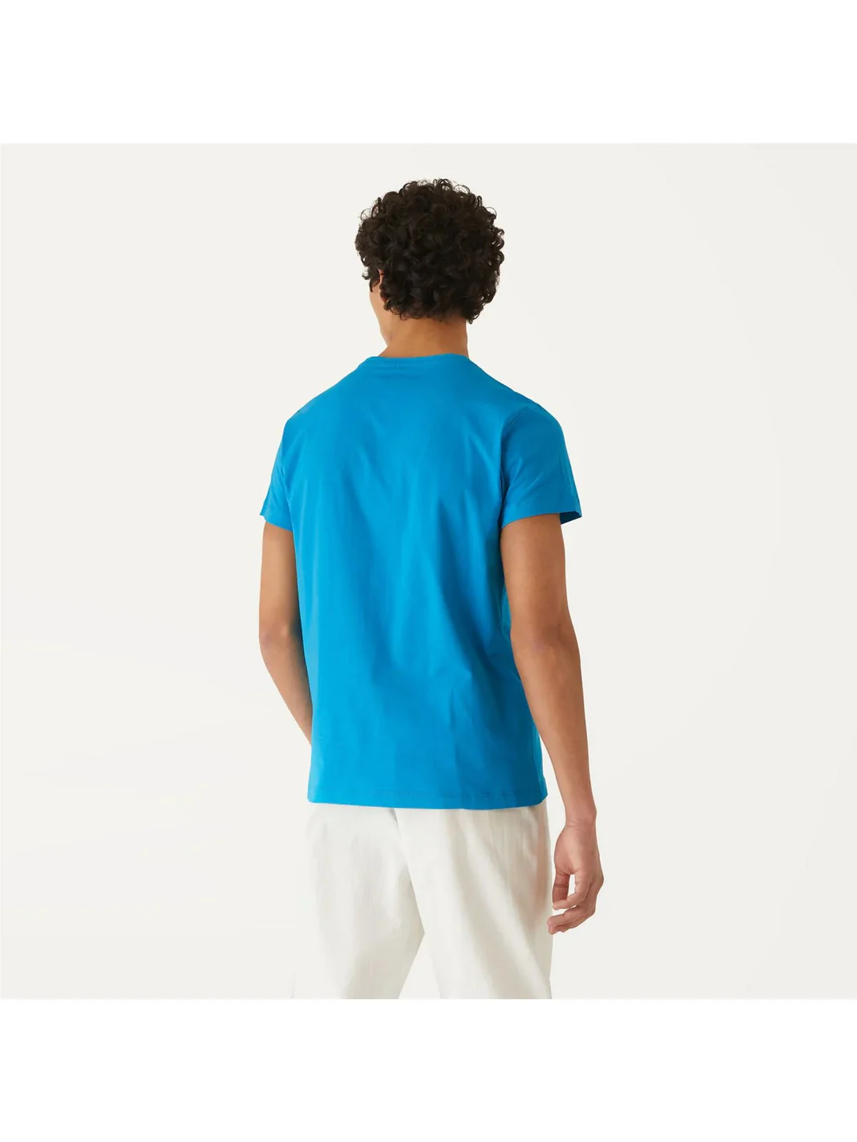 K-WAY T-Shirt e Polo Uomo Le vrai edouard K007JE0 91B Blu - Image 4