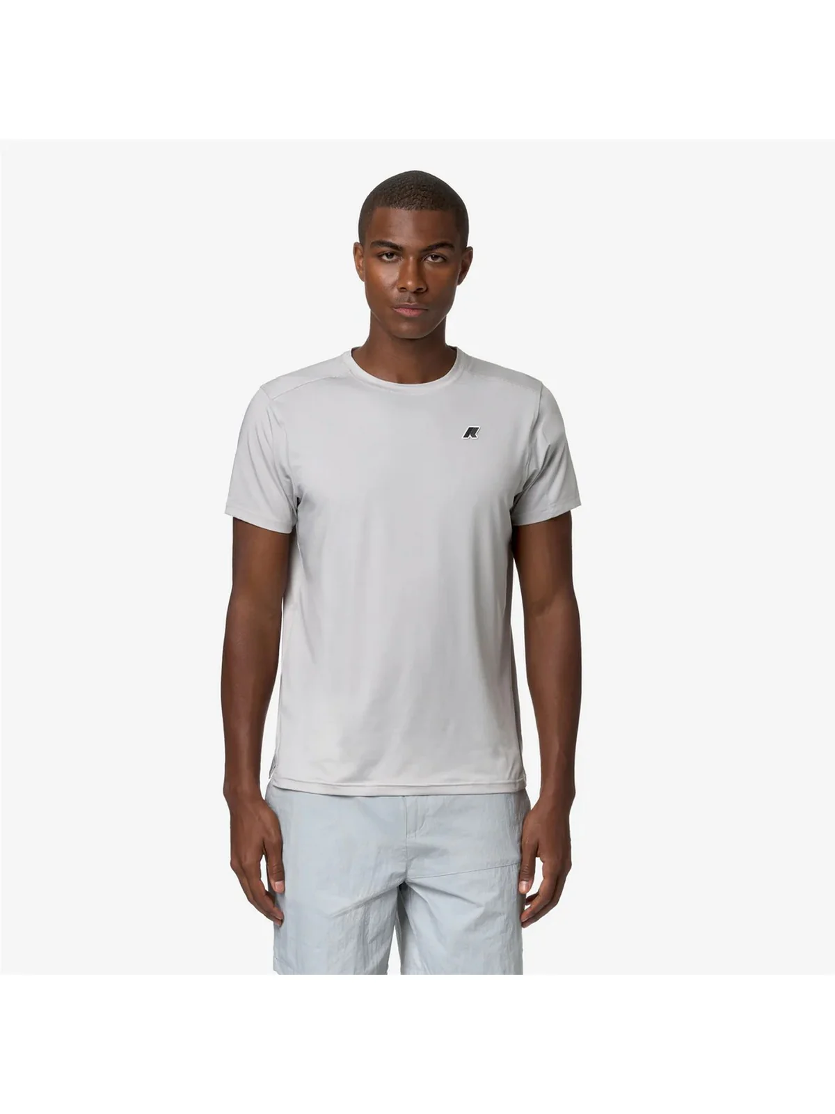 K-WAY T-Shirt e Polo Uomo Montour K71246W 04Y Grigio - Image 2