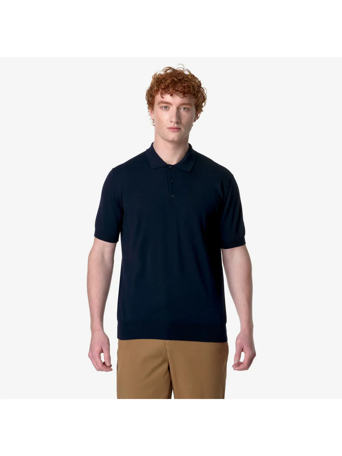 K-WAY T-Shirt e Polo Uomo Pleyne K4126RW K89 BLUE DEPTH - Image 2