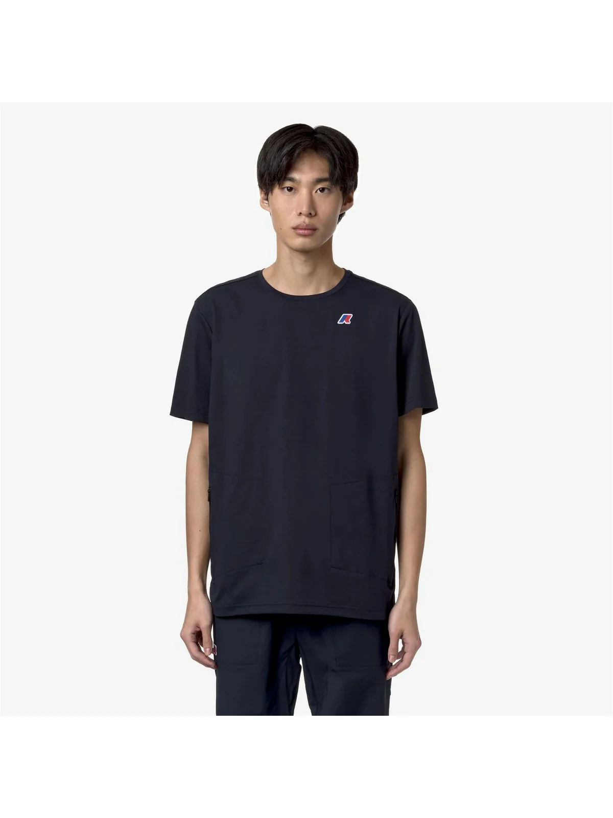 K-WAY T-Shirt e Polo Uomo Seril Travel K1141LW K89 Blu - Image 2
