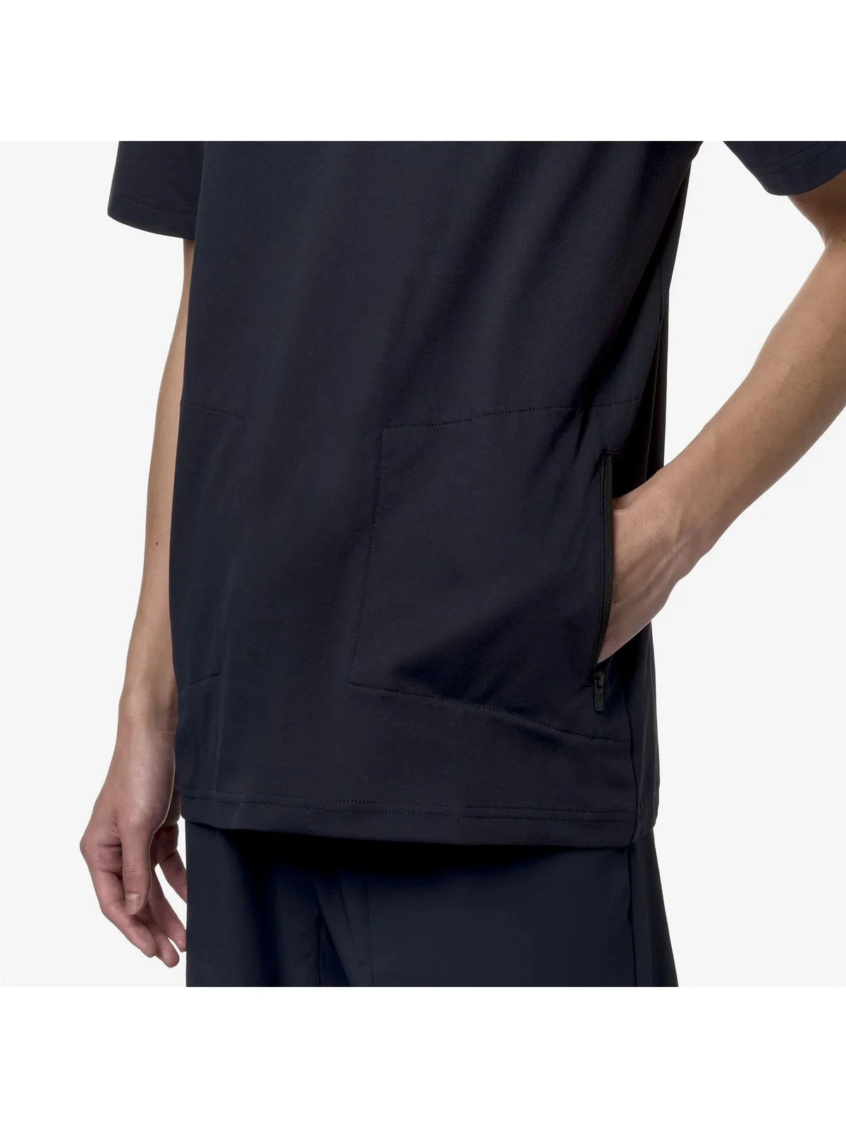 K-WAY T-Shirt e Polo Uomo Seril Travel K1141LW K89 Blu - Image 4