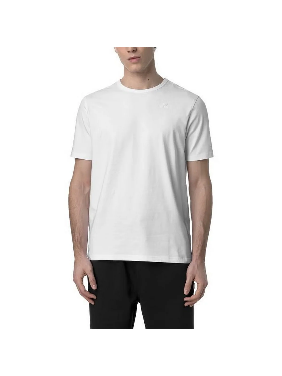 K-WAY T-shirt Uomo ADAME LIGHT STRETCH JERSEY K71349W 001 Bianco - Image 2