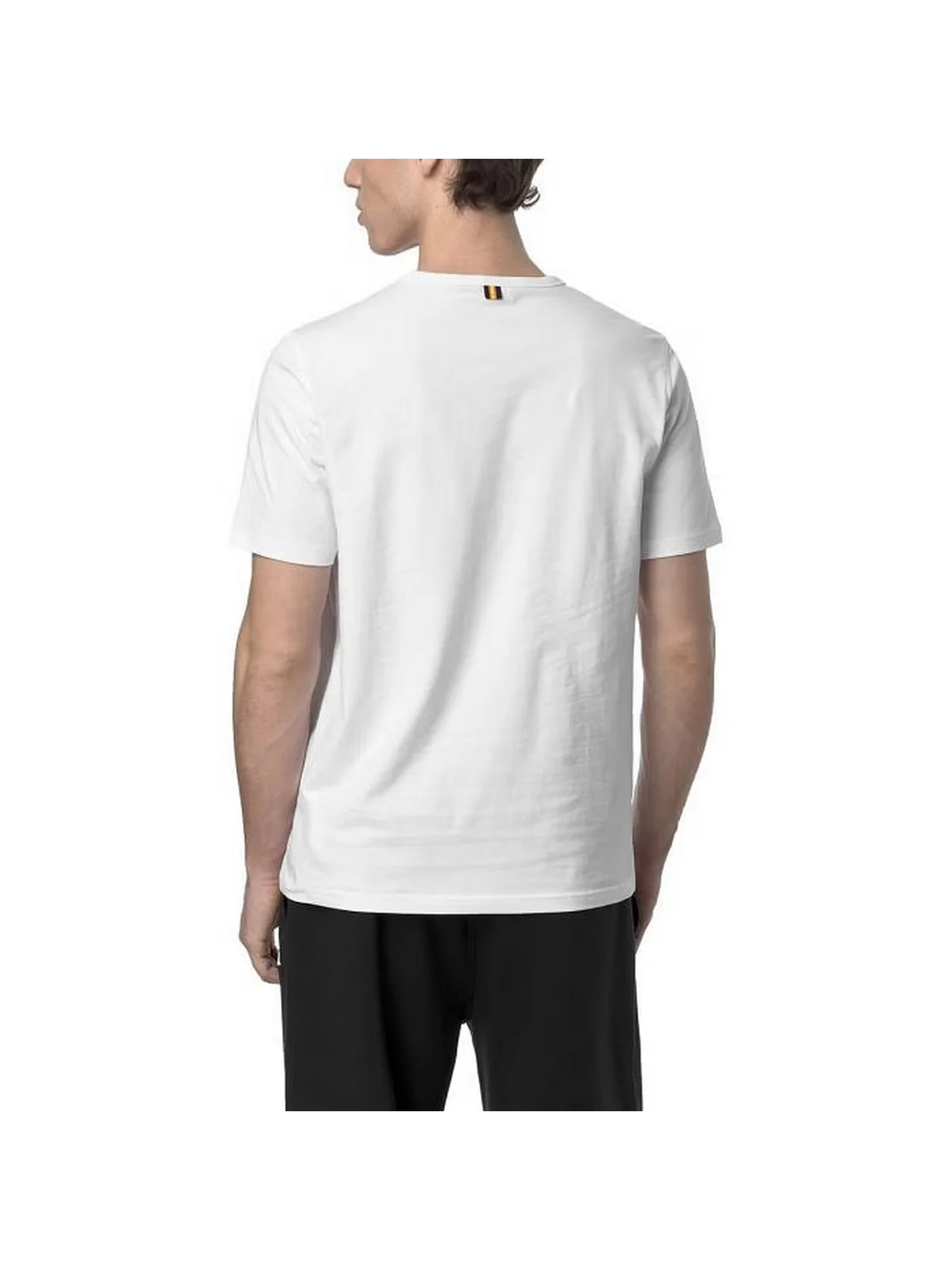 K-WAY T-shirt Uomo ADAME LIGHT STRETCH JERSEY K71349W 001 Bianco - Image 3