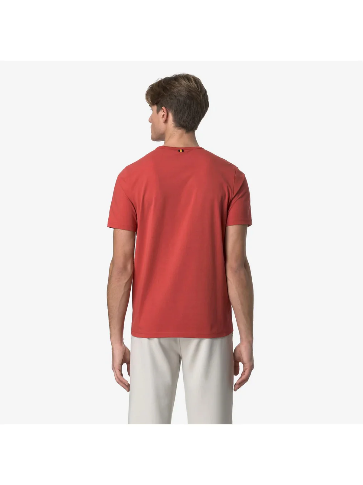 K-WAY T-shirt Uomo ADAME LIGHT STRETCH JERSEY K71349W 703 Rosso - Image 3