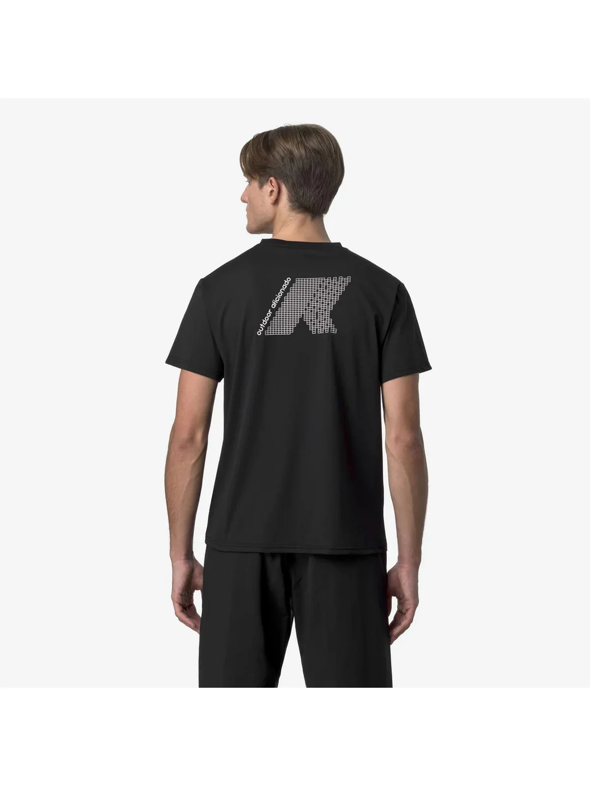 K-WAY T-shirt Uomo GRAPHITE K61279W USY Nero - Image 4