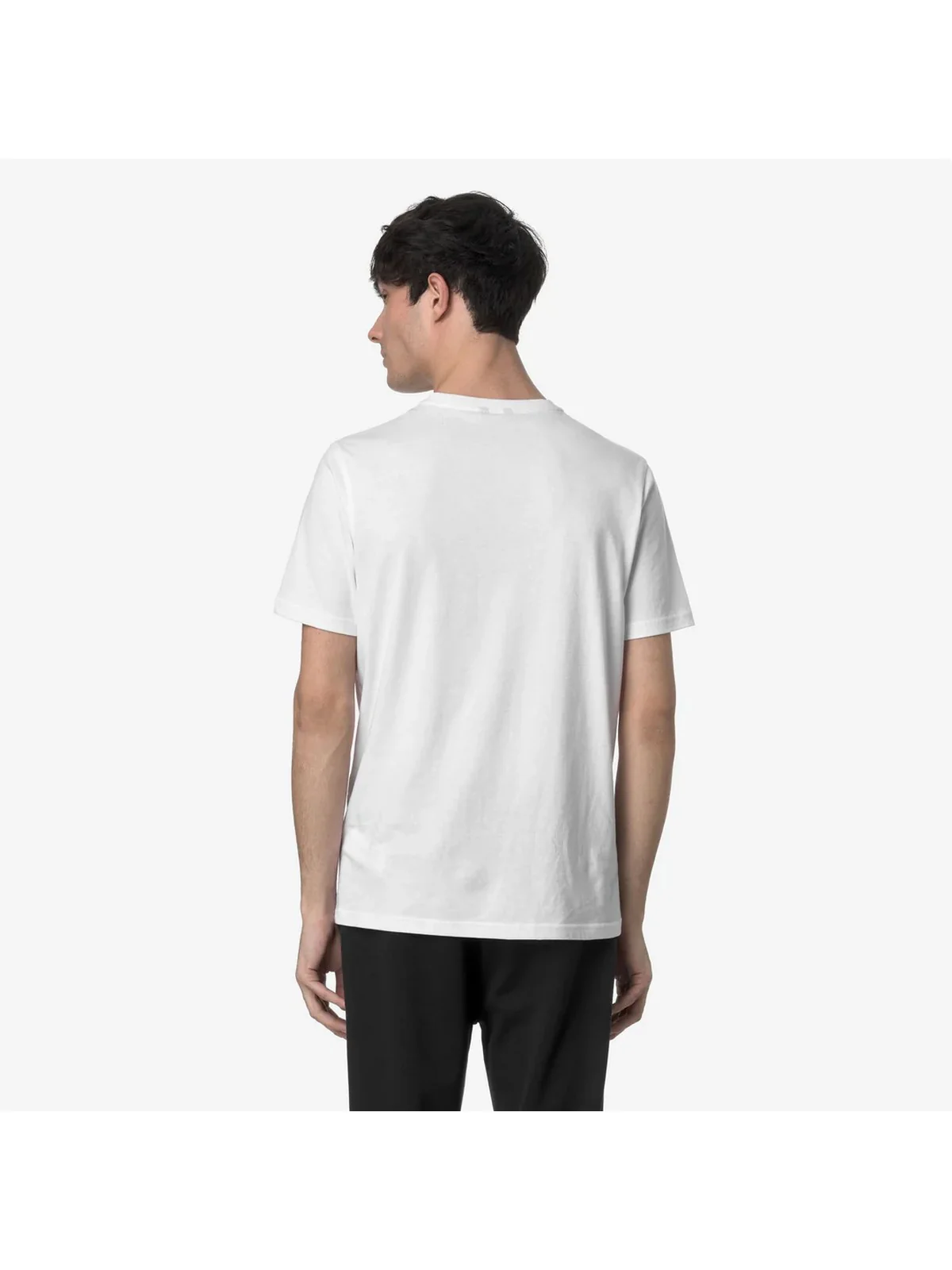 K-WAY T-shirt Uomo ODOM JERSEY K7125UW 001 WHITE - Image 3