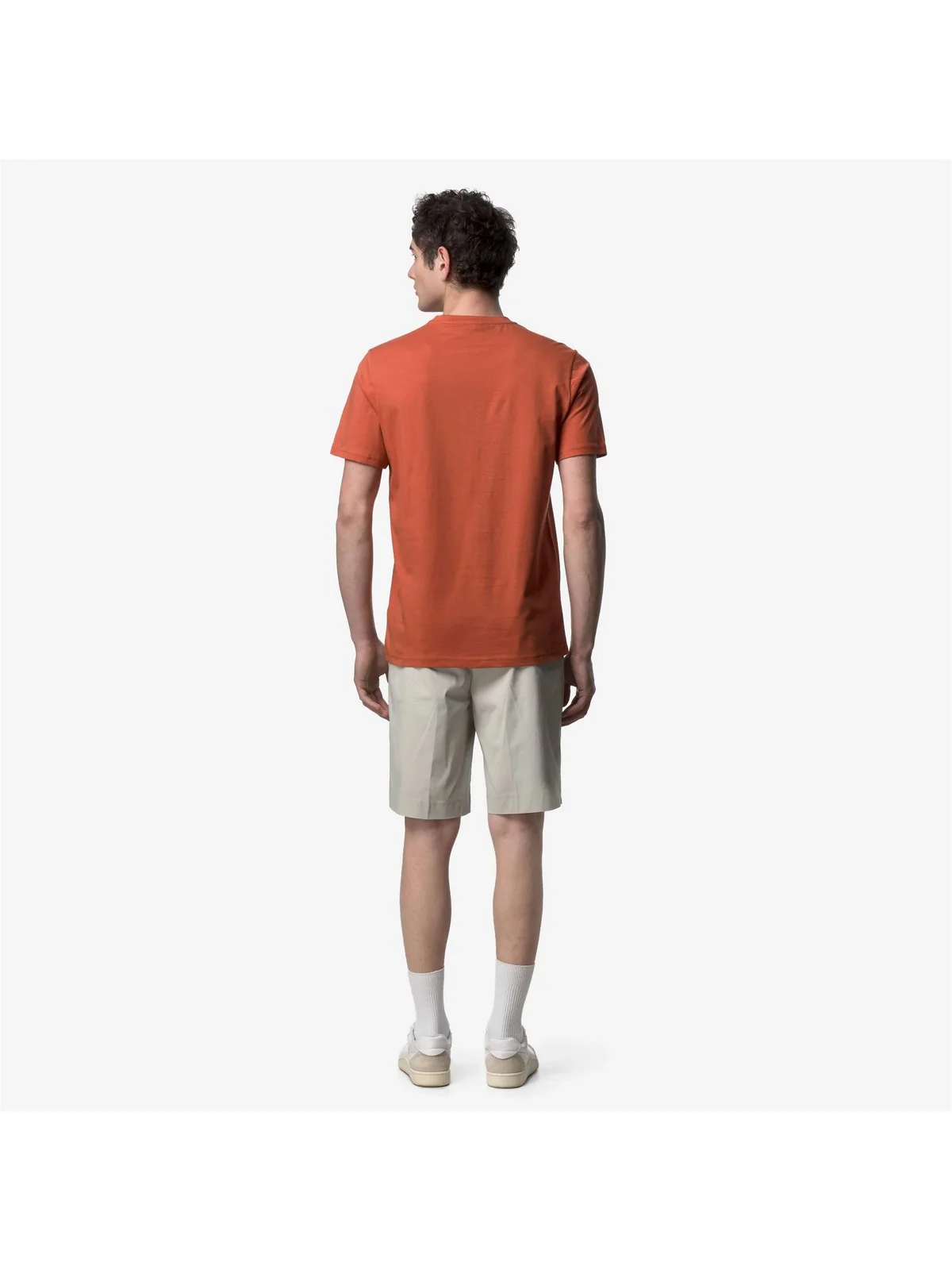 K-WAY T-shirt Uomo ODOM JERSEY K7125UW 896 Orange Brownish - Image 2