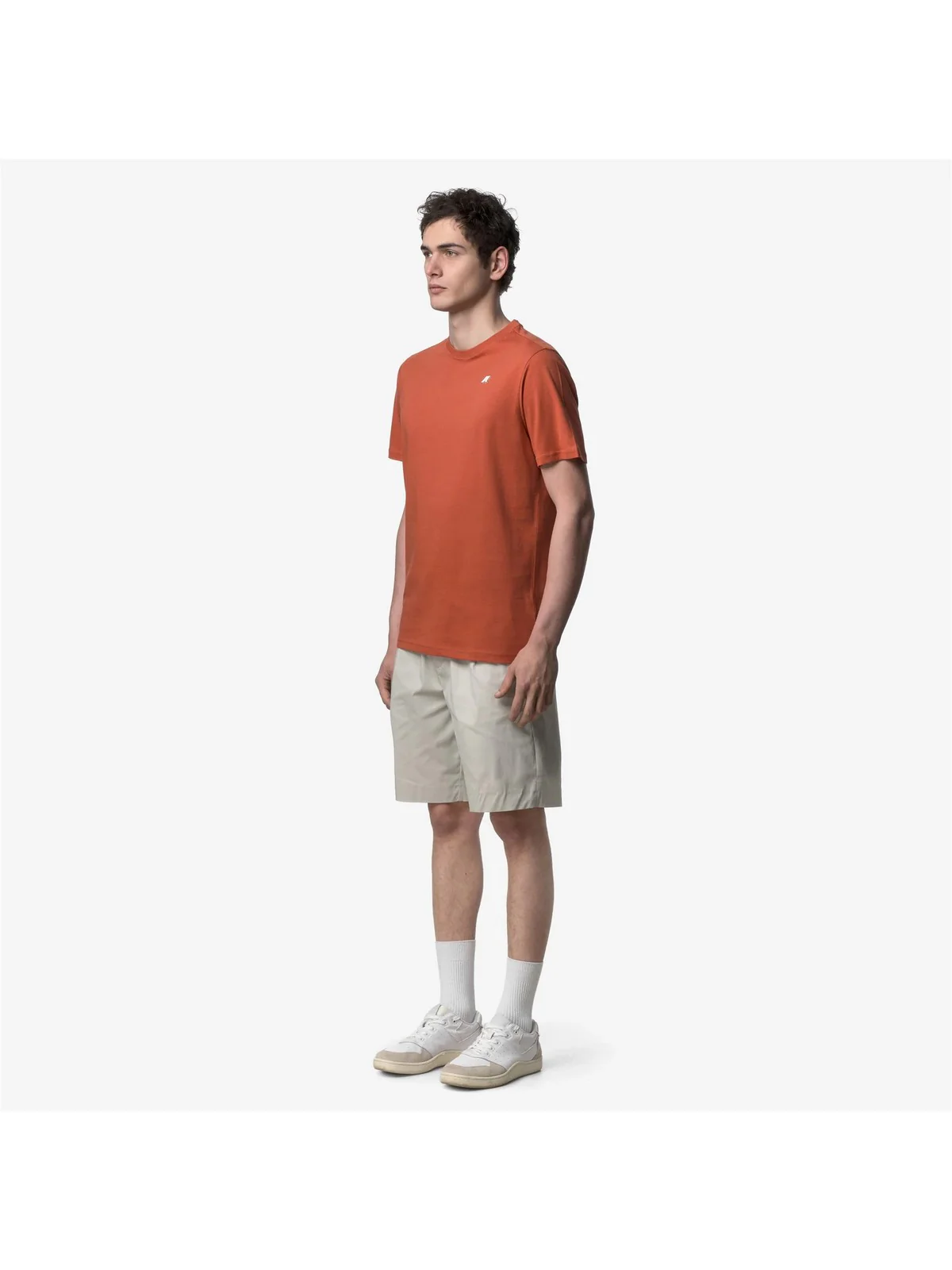 K-WAY T-shirt Uomo ODOM JERSEY K7125UW 896 Orange Brownish - Image 3