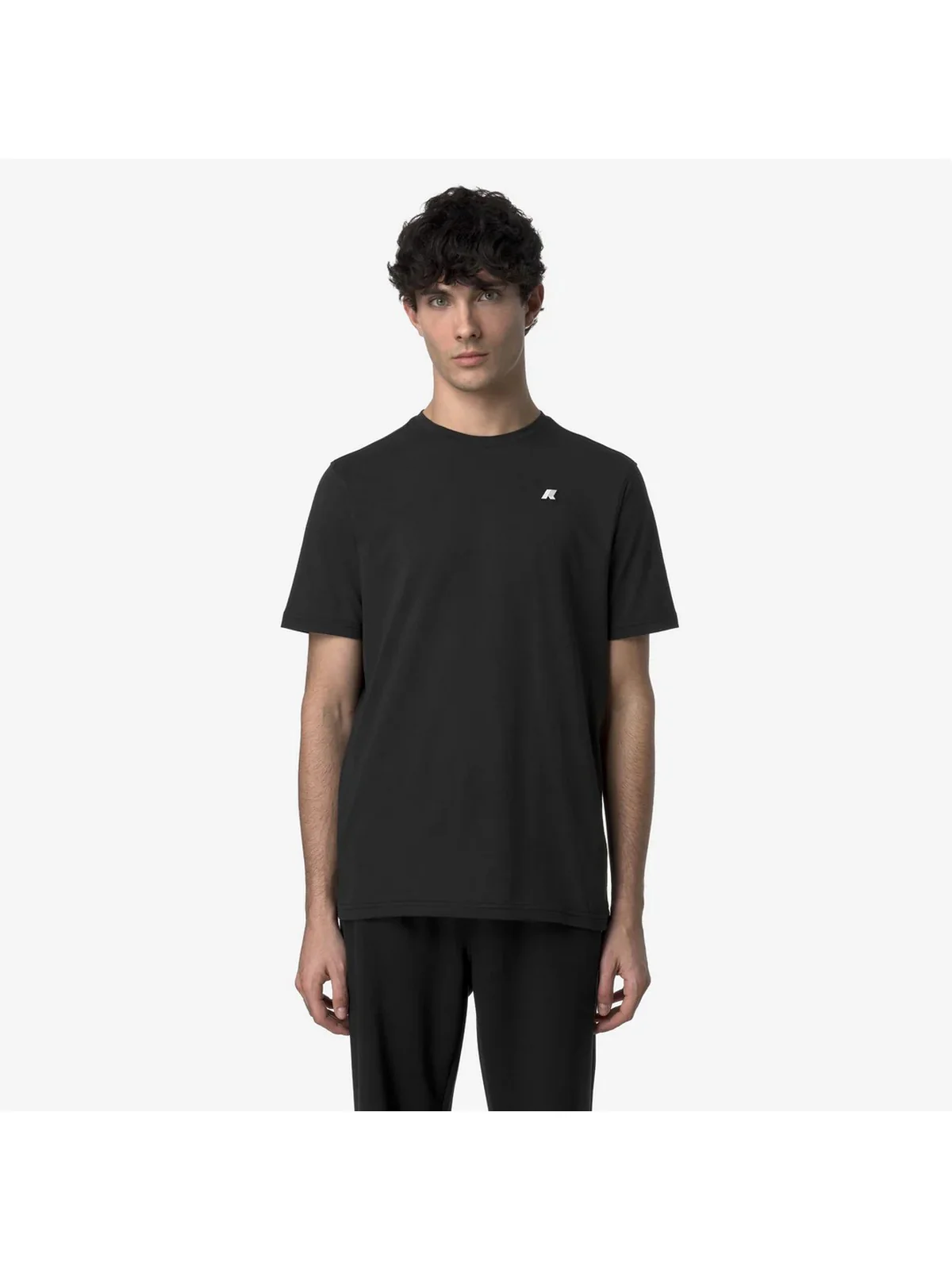 K-WAY T-shirt Uomo ODOM JERSEY K7125UW USY BLACK PURE - Image 2