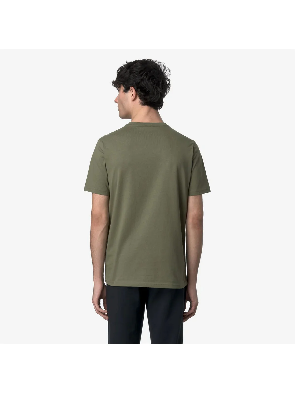 K-WAY T-shirt Uomo ODOM JERSEY K7125UW V15 Green Lichen - Image 3
