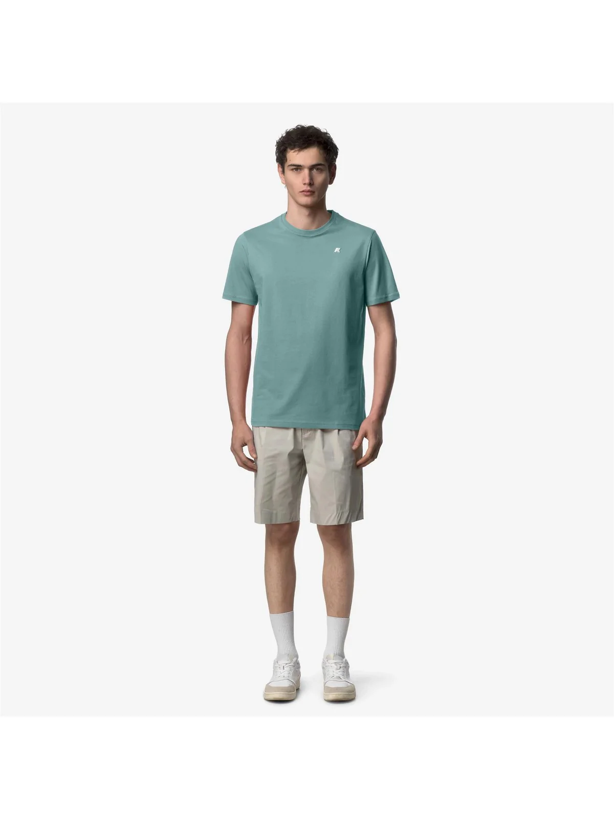 K-WAY T-shirt Uomo ODOM JERSEY K7125UW WIC Green Mine - Image 4