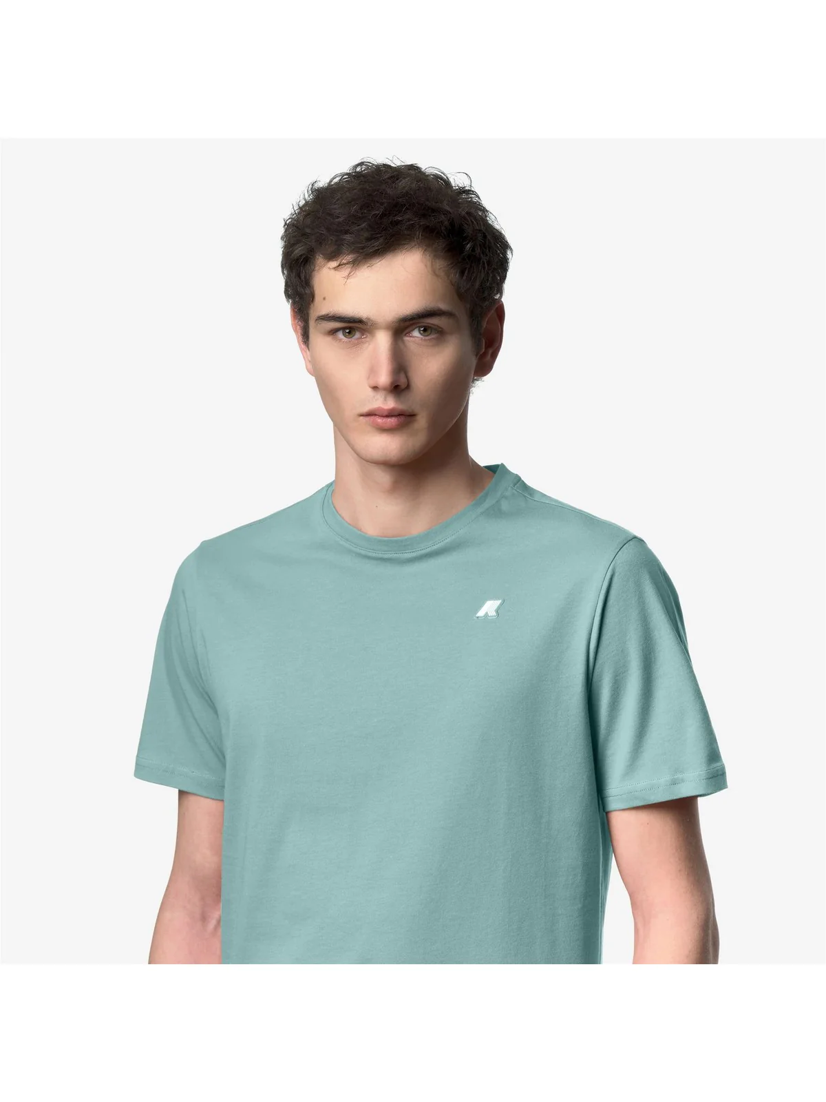 K-WAY T-shirt Uomo ODOM JERSEY K7125UW WIC Green Mine - Image 5