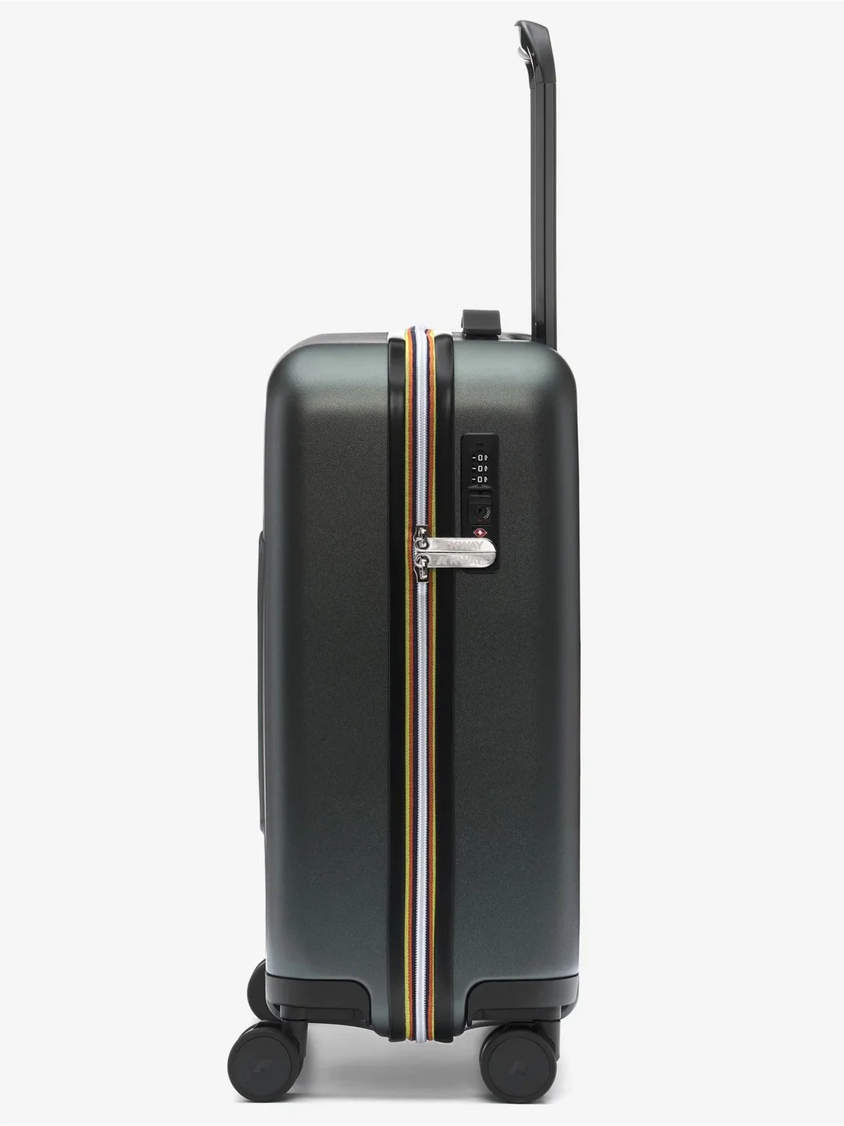 K-WAY Valigie e Trolley Unisex adulto EUDOXIE LOGO K81372W WMR GREEN BLACKISH - Image 4