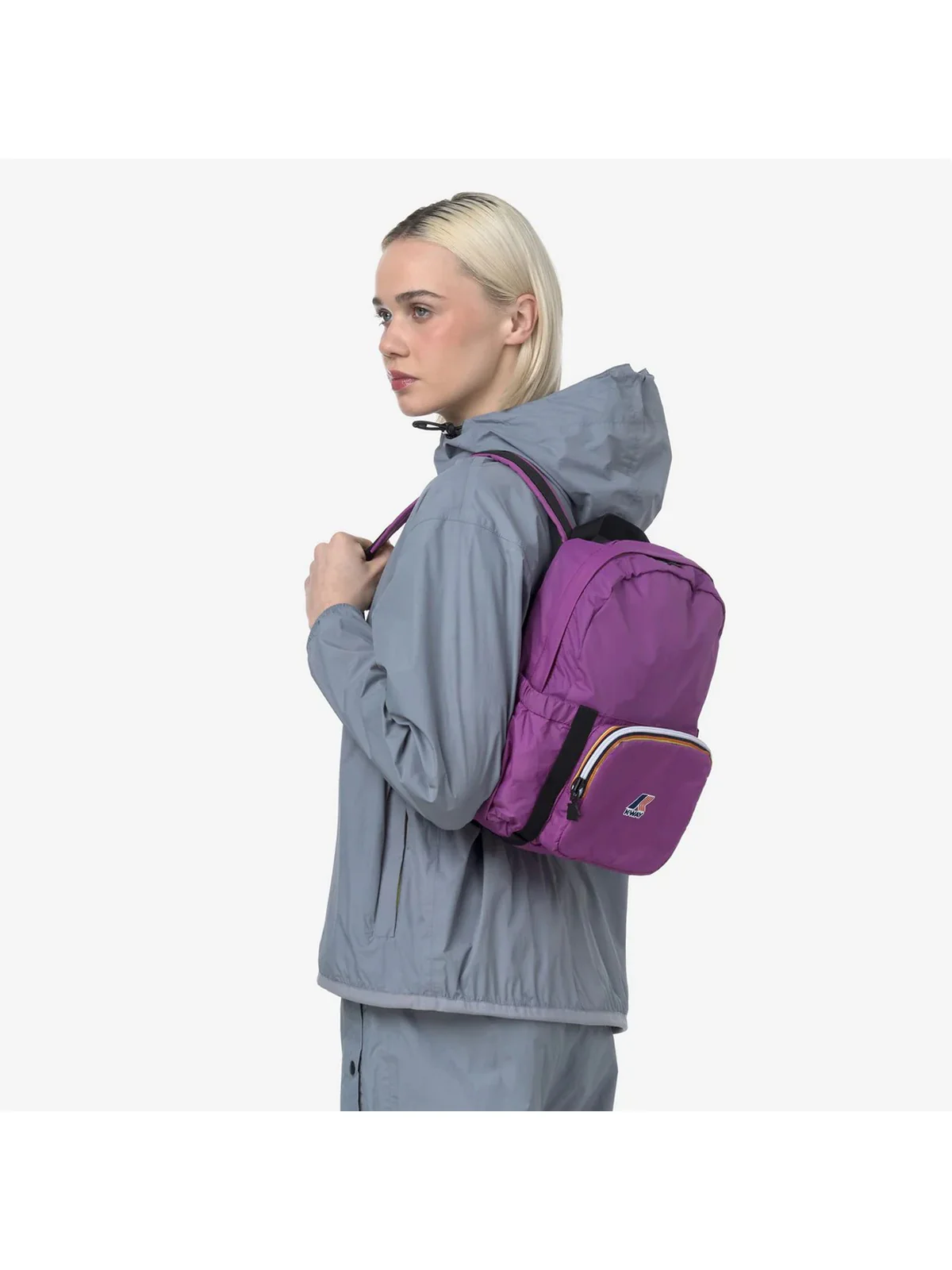 K-WAY Zaino Donna P. LE VRAI 3.0 MICHELET K61415W 521 Viola - Image 3