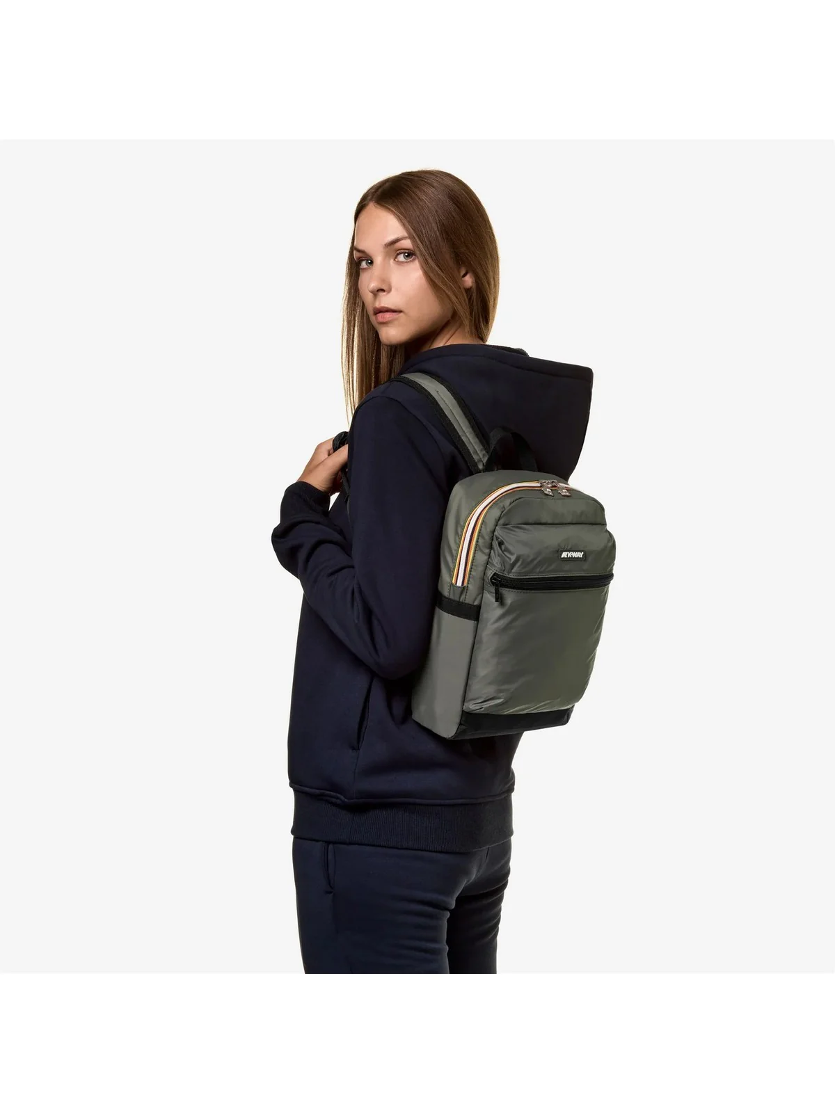 K-WAY Zaino Uomo Small laon K3122TW WMR Verde - Image 3