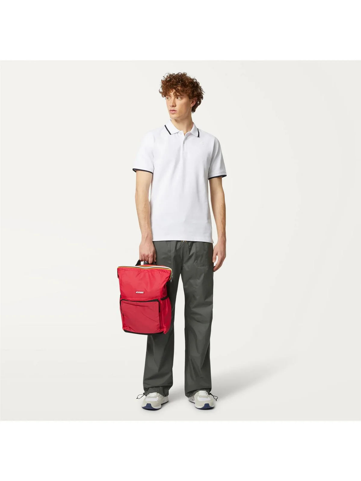 K-WAY Zaino Uomo  K7118HW Q13 Rosso - Image 4