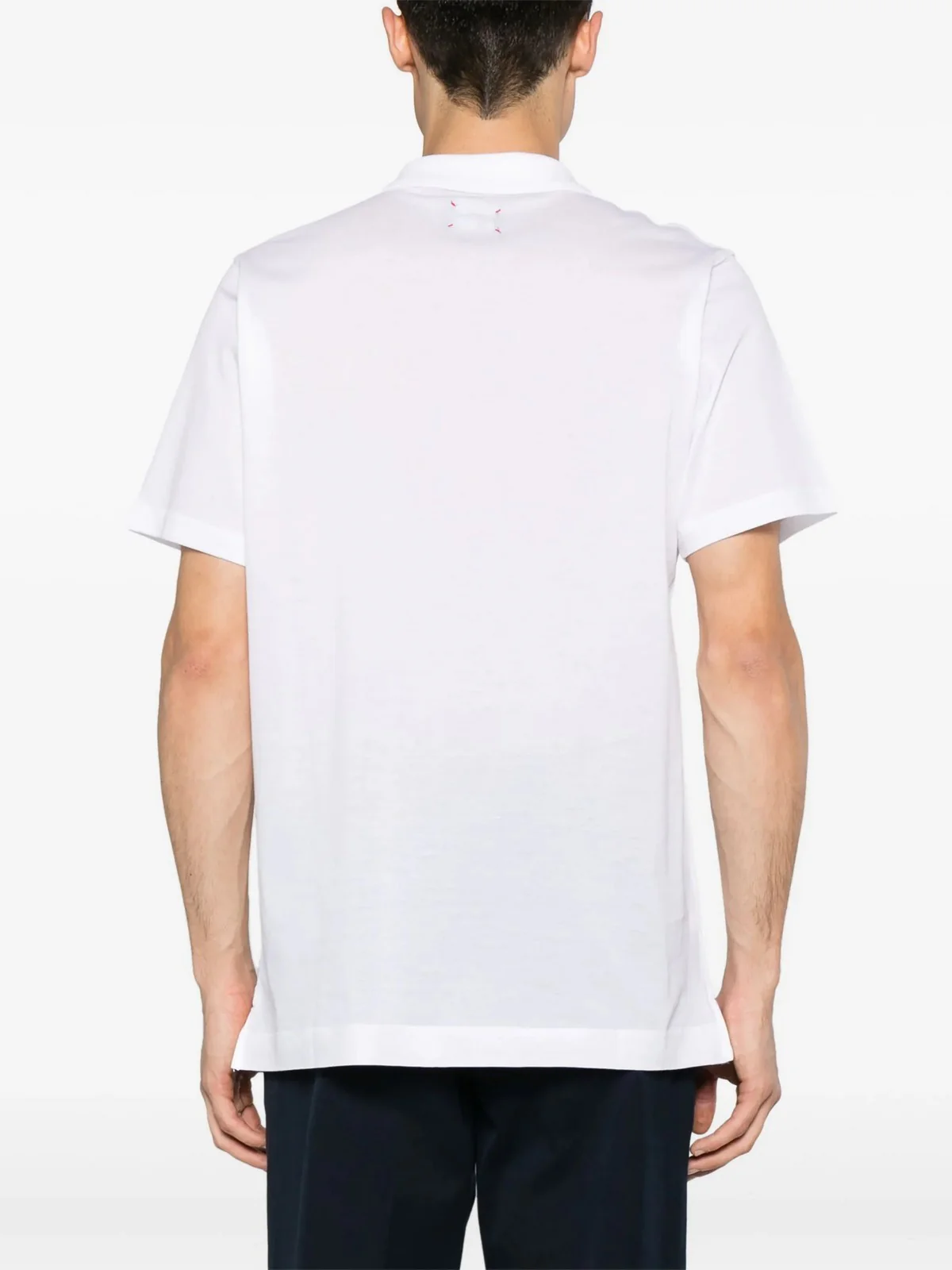 KITON Polo Uomo  UMK117140C00F WHITE Bianco - Image 4