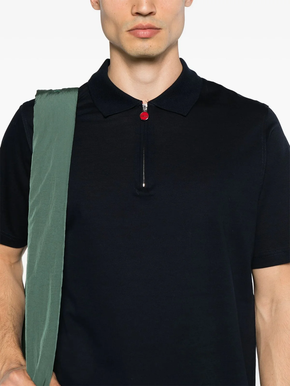 KITON Polo Uomo  UMK1171K400N NAVY BLUE Blu - Image 5