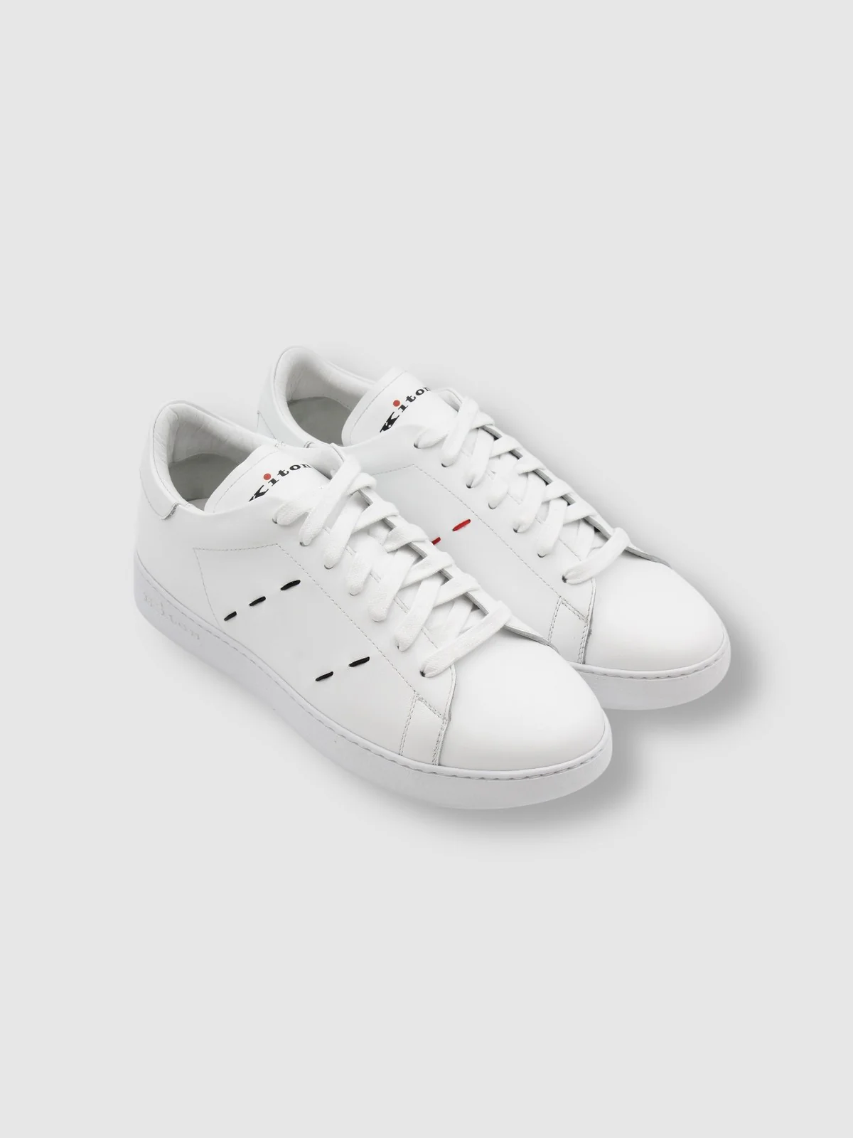 KITON Sneaker Uomo  USSA068N0114601001 WHITE Bianco - Image 3