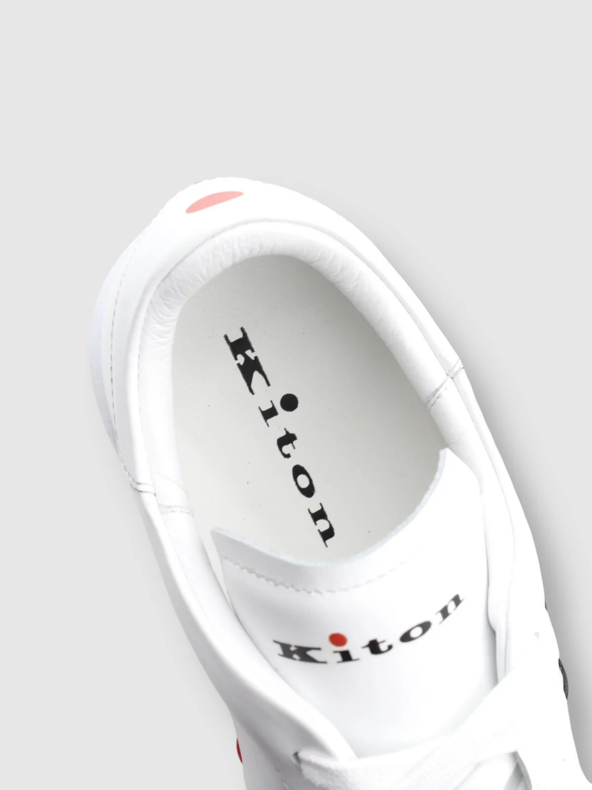 KITON Sneaker Uomo  USSA068N0114601001 WHITE Bianco - Image 5