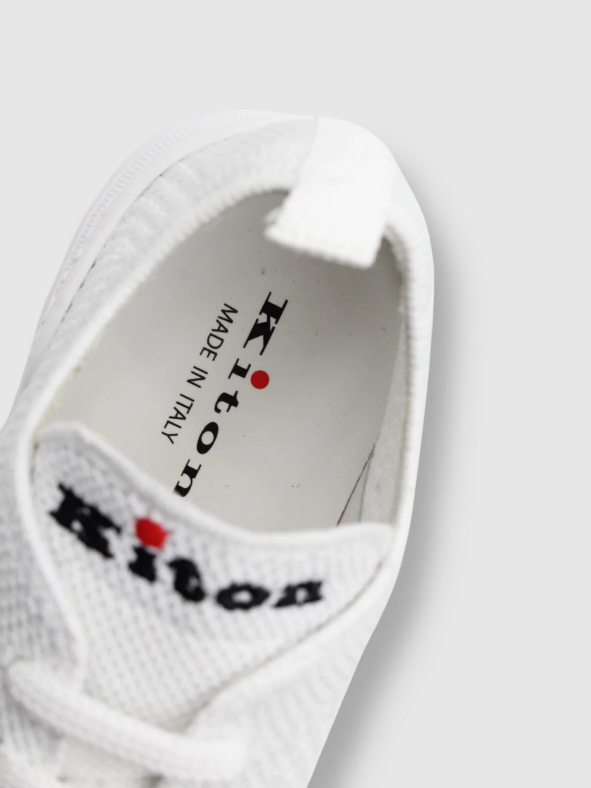 KITON Sneaker Uomo  USSFITSN00809010BJ WHITE Bianco - Image 5