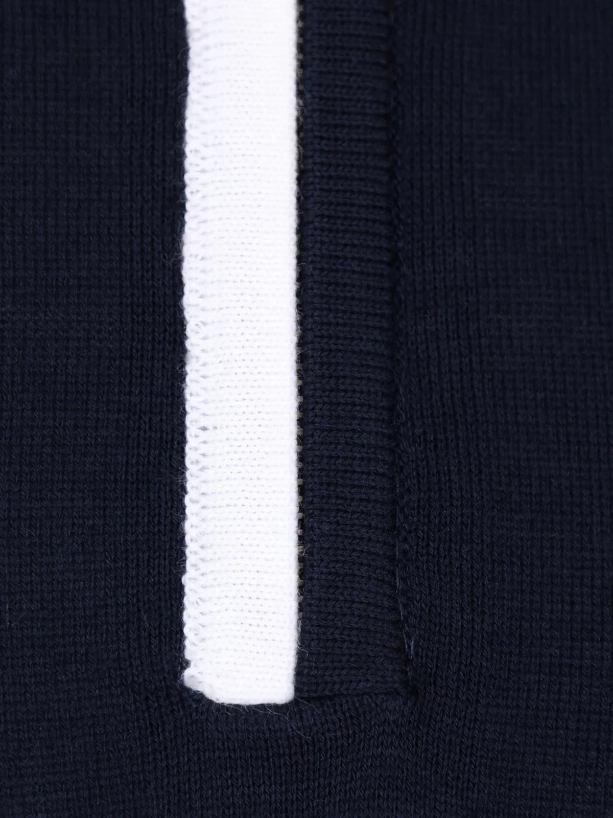 KITON T-Shirt e Polo Uomo UMK0571V111A00J DARK BLUE/WHITE Blu - Image 4