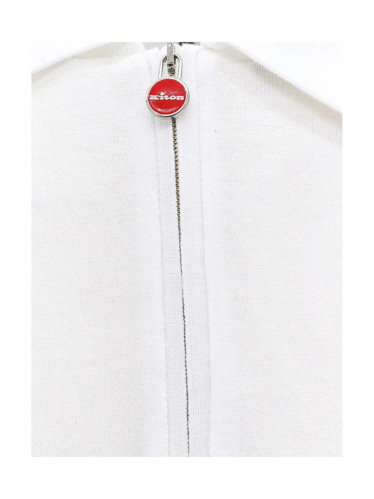 KITON Polo Uomo  UMKX33Z40C00O WHITE Bianco - Image 3