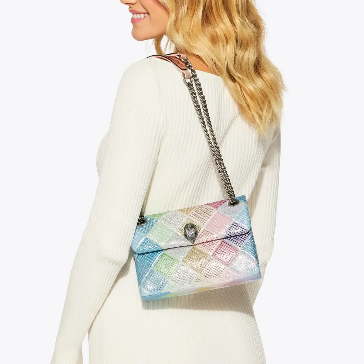 KURT GEIGER Borsa Donna 690-FABRIC MD KENSINGTON P 5375499609 OTHER OTHER - Image 6