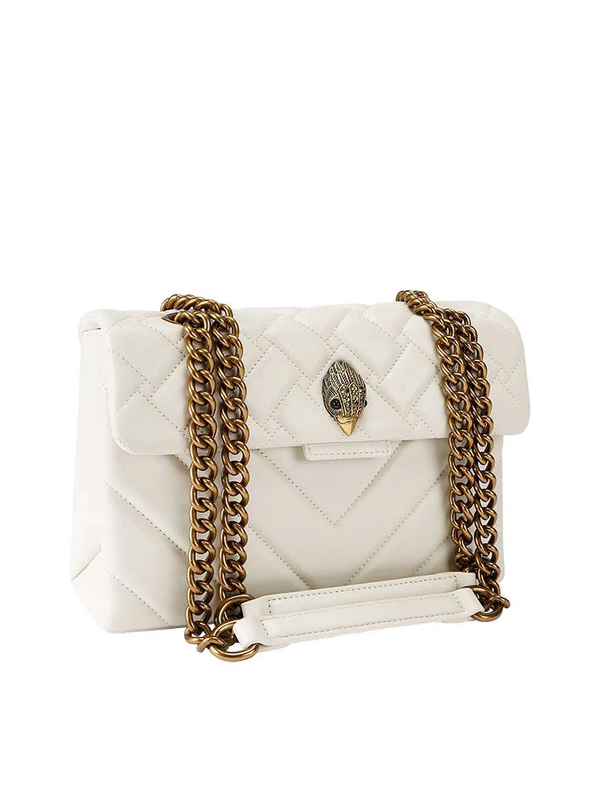 KURT GEIGER Borsa Donna 690-LEATHER KENSINGTON BAG 5021541109 BONE BONE - Image 2