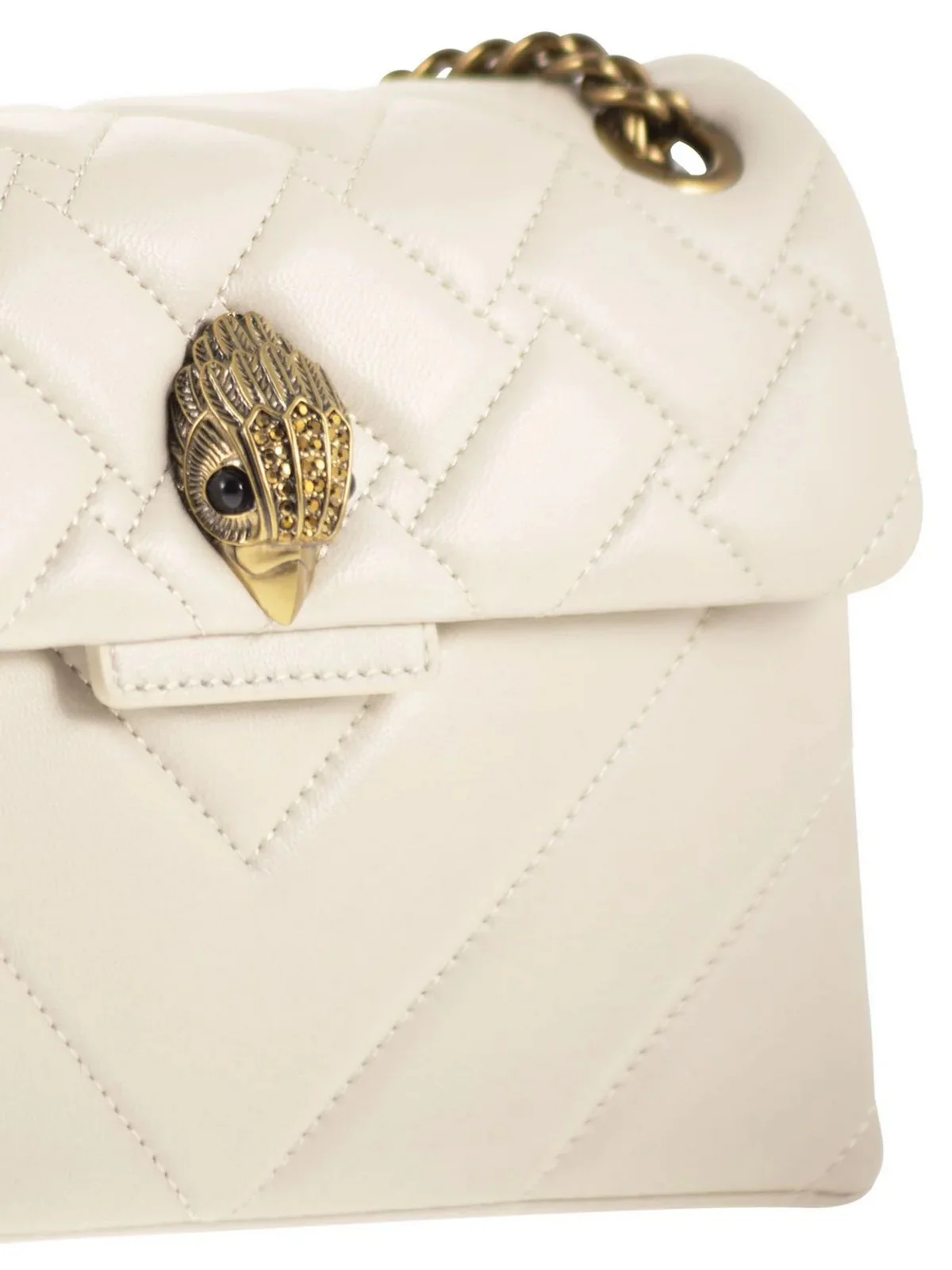 KURT GEIGER Borsa Donna 690-LEATHER MD KENSINGTON 4372441109 BONE BONE - Image 5