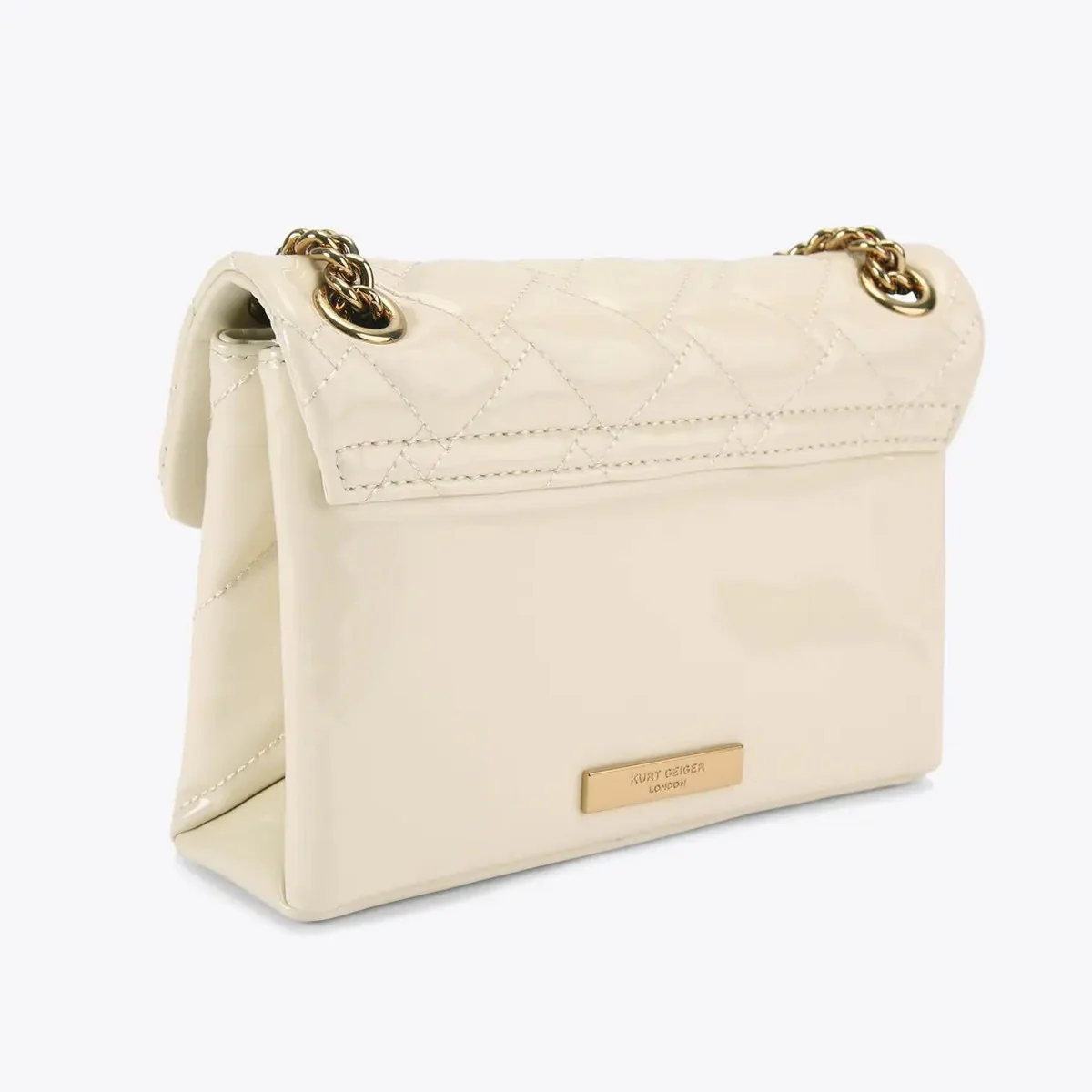 KURT GEIGER Borsa Donna 690-LEATHER MINI KENSINGTON 5017342309 CREAM CREAM - Image 5