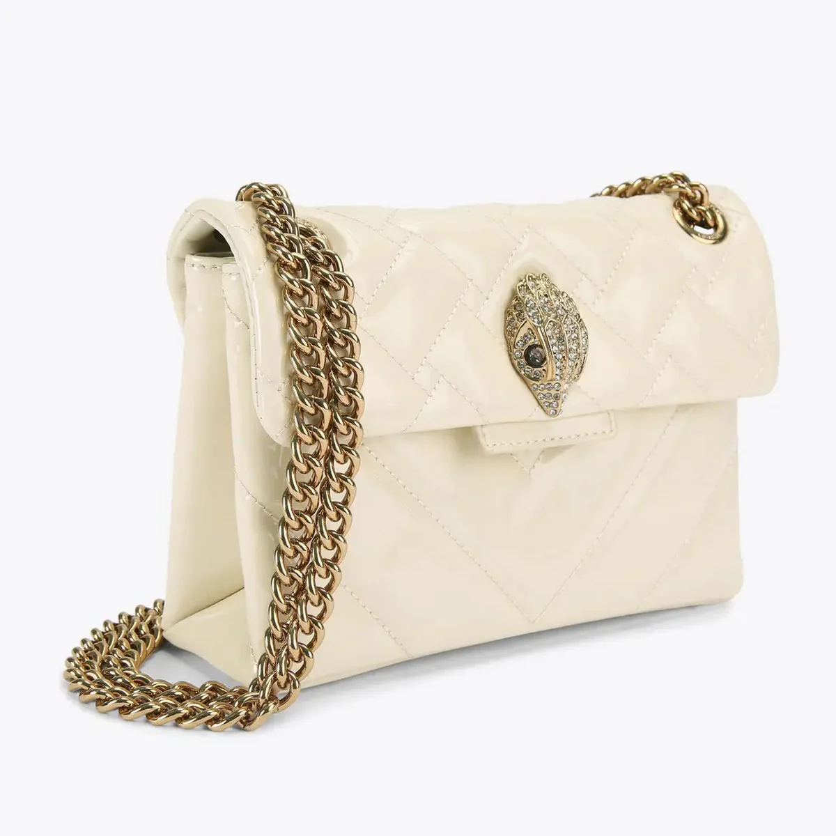 KURT GEIGER Borsa Donna 690-LEATHER MINI KENSINGTON 5017342309 CREAM CREAM - Image 6