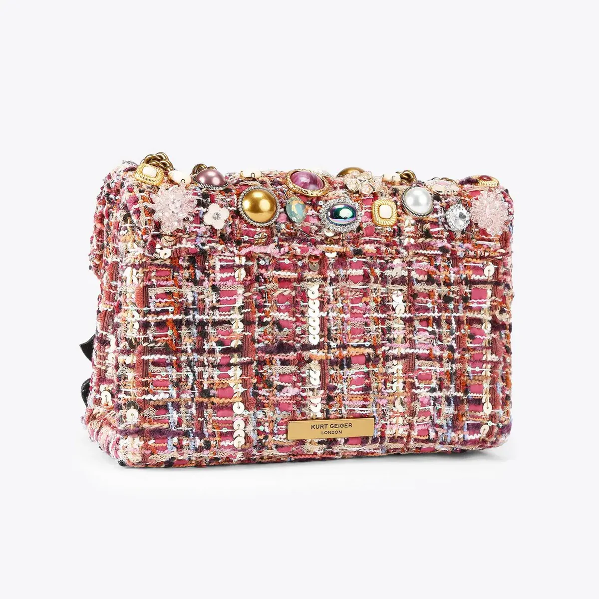 KURT GEIGER Borsa Donna 690-MD KENSINGTON TUTTIFRUTTI 4857257609 PINK COMB PINK COMB - Image 4