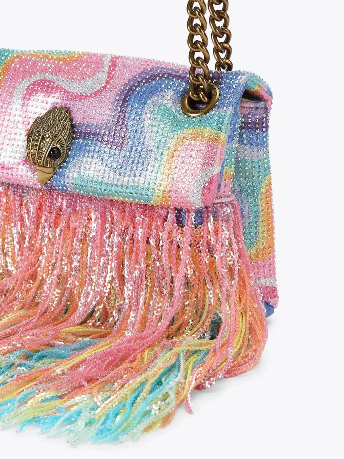 KURT GEIGER Borsa Donna 690-MINI KENSINGTON FRINGE 5020169689 MULT/OTHER MULT/OTHER - Image 2