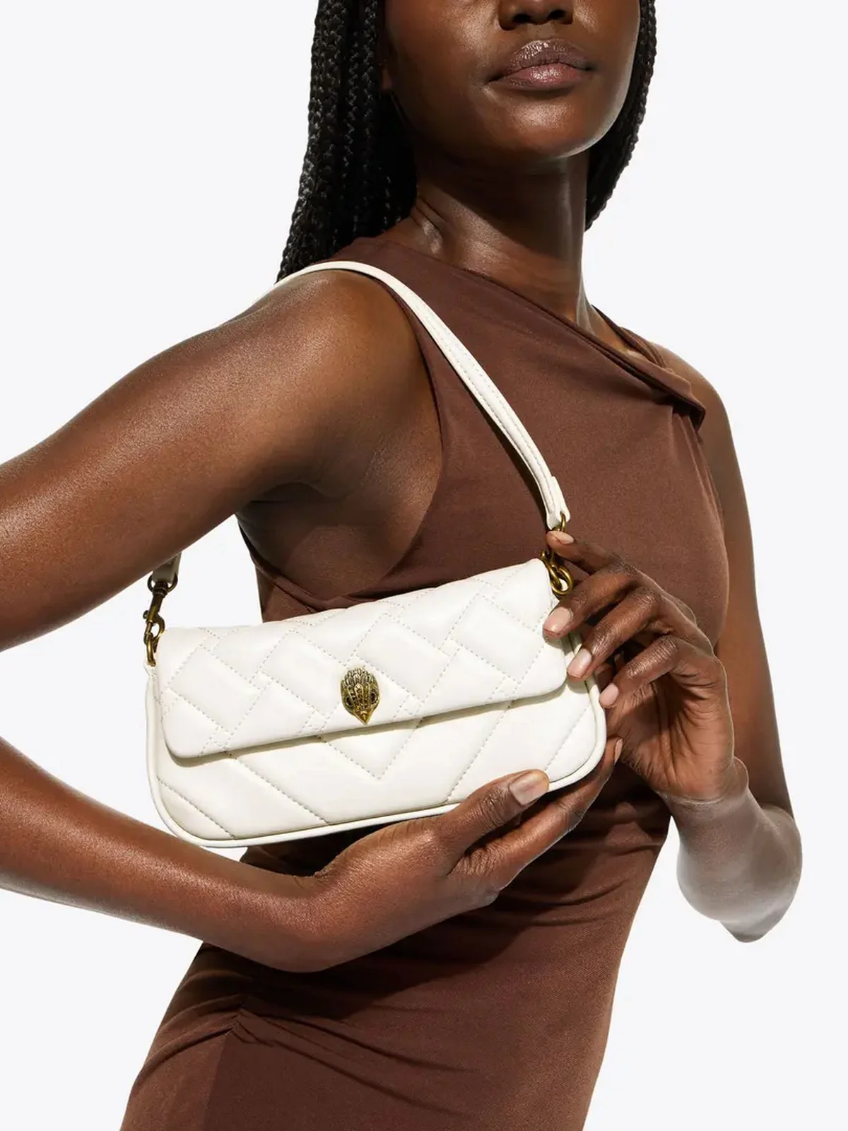 KURT GEIGER Borsa Donna 690-PICKLE SHOULDER BAG 5579241109 BONE BONE - Image 6