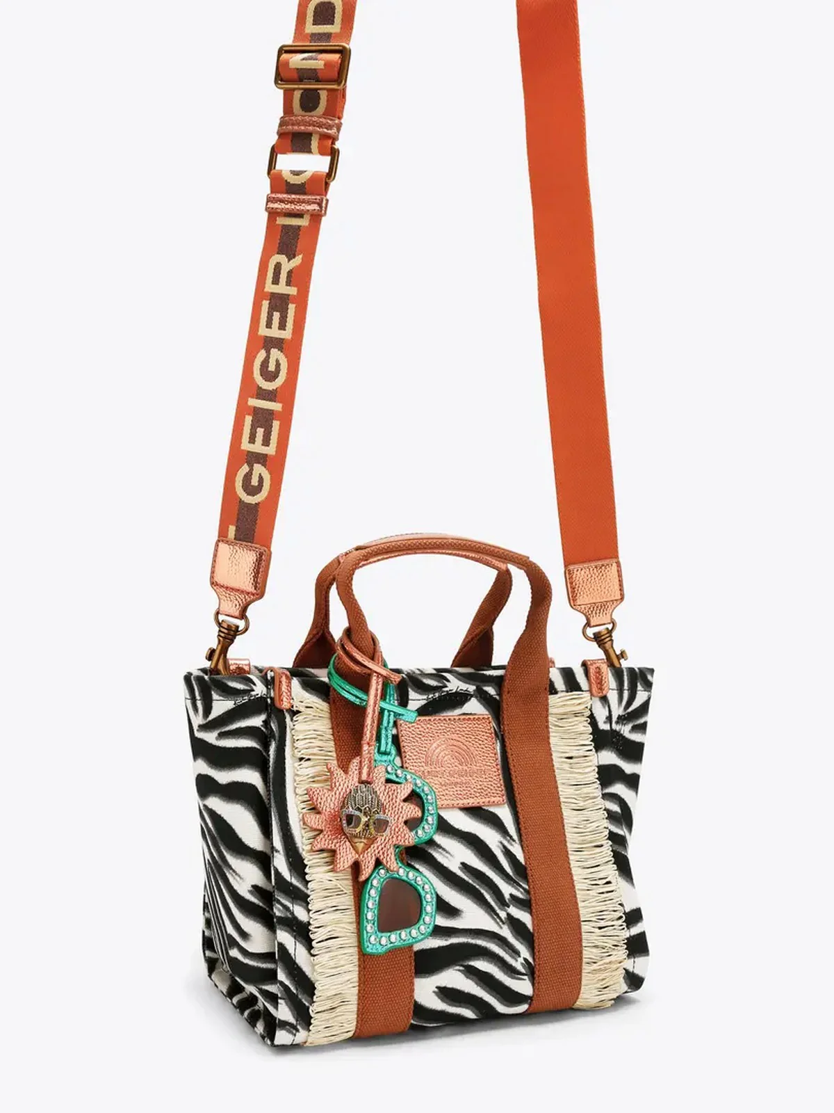 KURT GEIGER Borsa Donna 690-SOUTHBANK SM SHOPPER 2043801069 BLK/WHITE BLK/WHITE - Image 2