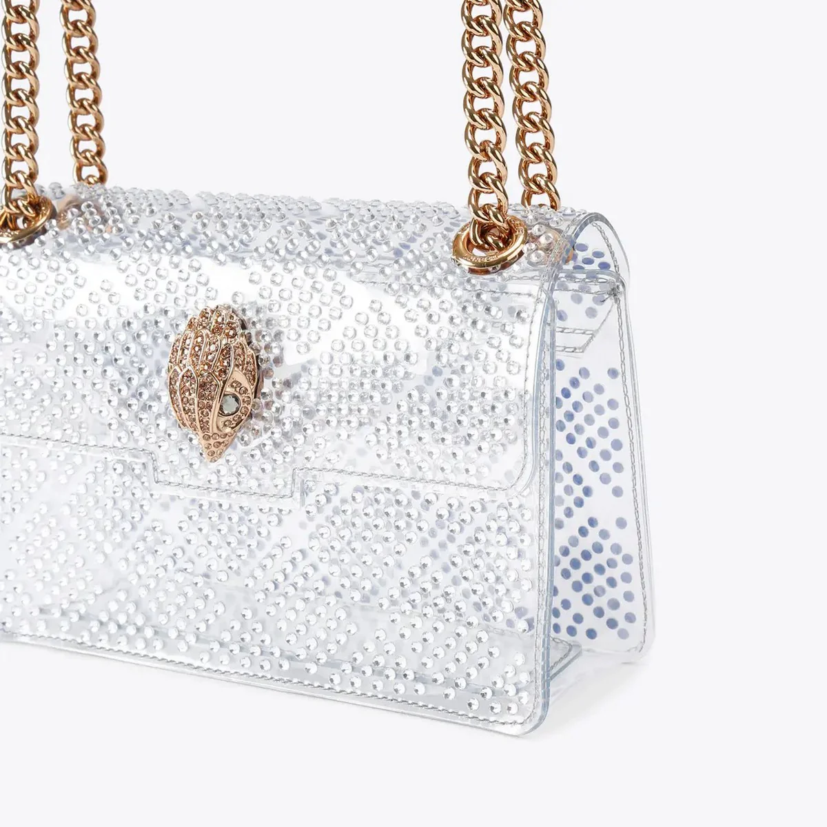 KURT GEIGER Borsa Donna 690-VINYL MINI KENSINGTON H 5380615999 WHITE/COMB WHITE/COMB - Image 2