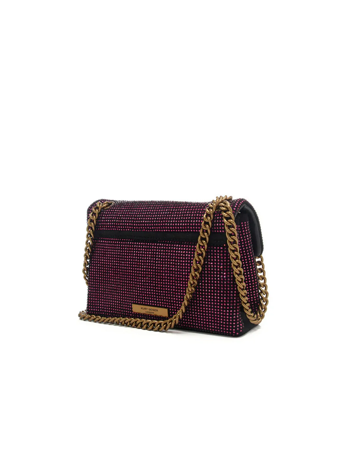 KURT GEIGER Borsa Donna FABRIC MINI KENSINGTON 5018158609 FUSHIA CMB FUSHIA CMB - Image 3