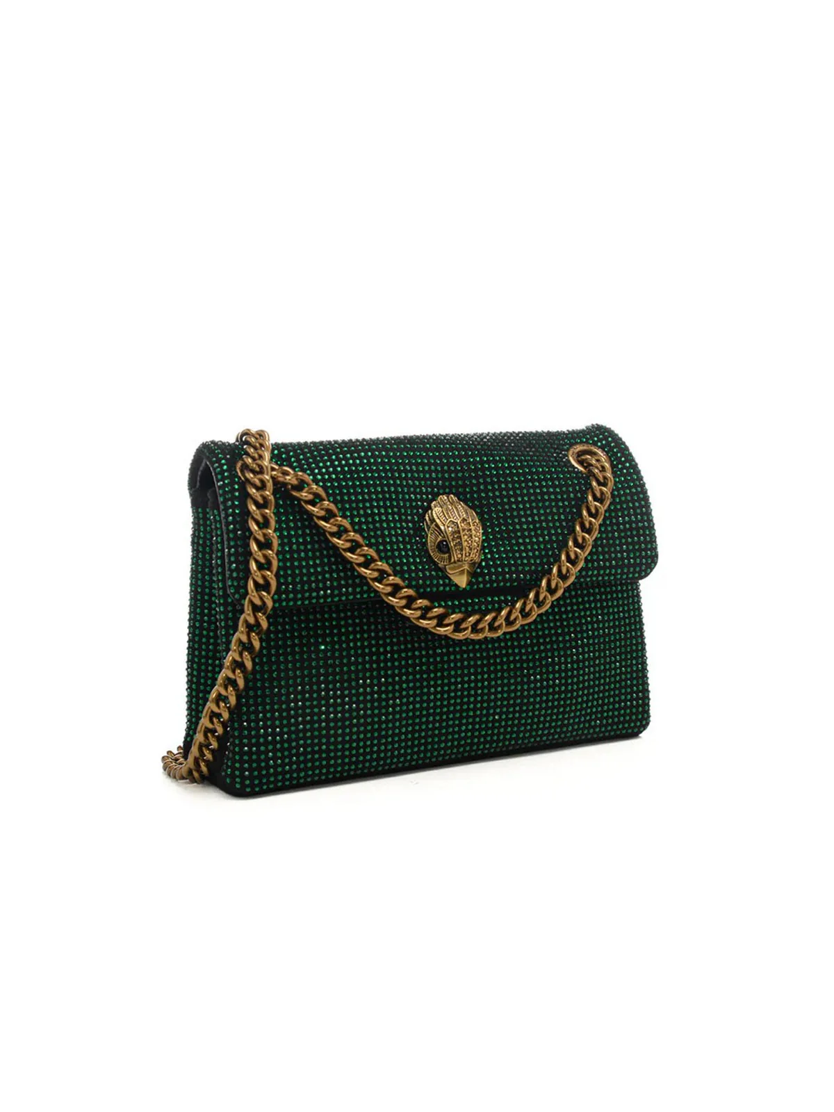 KURT GEIGER Borsa Donna FABRIC MINI KENSINGTON 5018175609 GREEN COMB GREEN COMB - Image 2