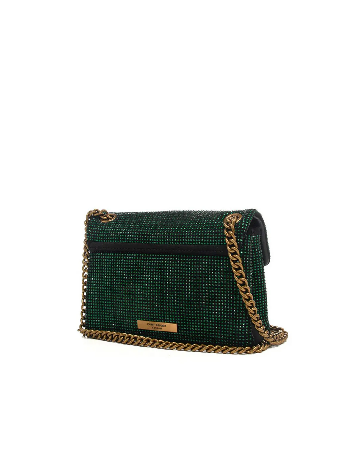 KURT GEIGER Borsa Donna FABRIC MINI KENSINGTON 5018175609 GREEN COMB GREEN COMB - Image 3