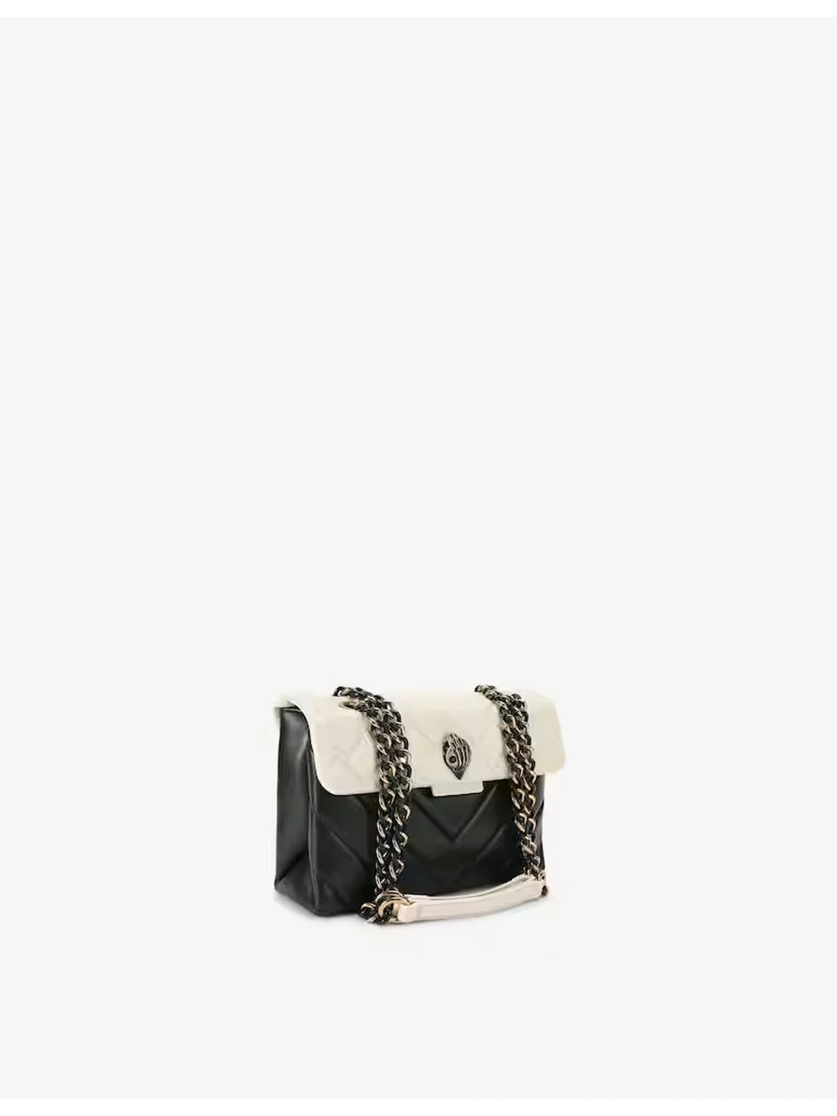 KURT GEIGER Borsa Donna KENSINGTON BAG E 2709601109 BLK/WHITE BLK/WHITE - Image 4