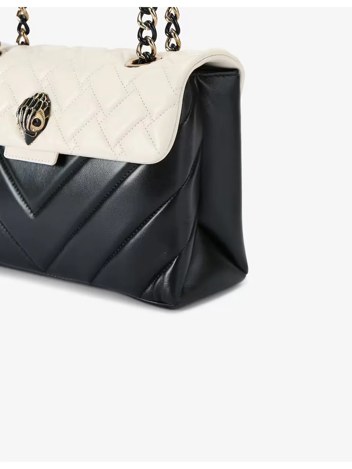 KURT GEIGER Borsa Donna KENSINGTON BAG E 2709601109 BLK/WHITE BLK/WHITE - Image 6