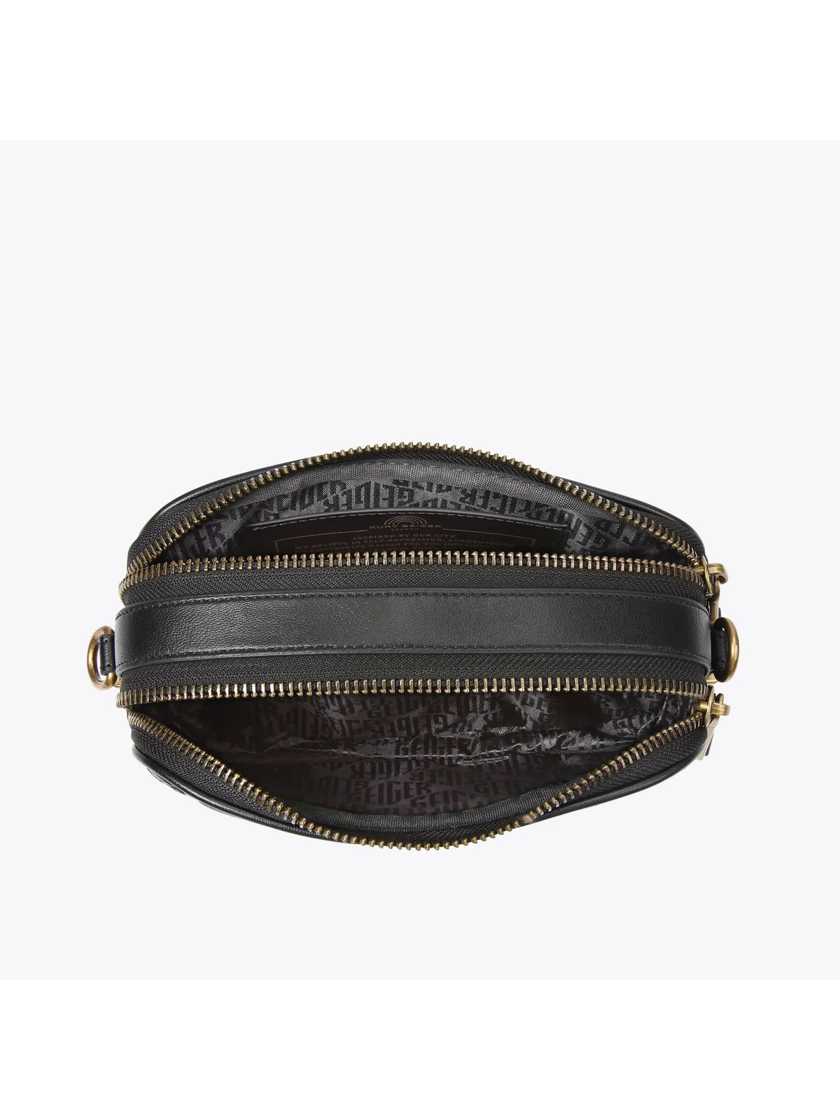 KURT GEIGER Borsa Donna KENSINGTON CAMERA 2041700109 BLACK BLACK - Image 5