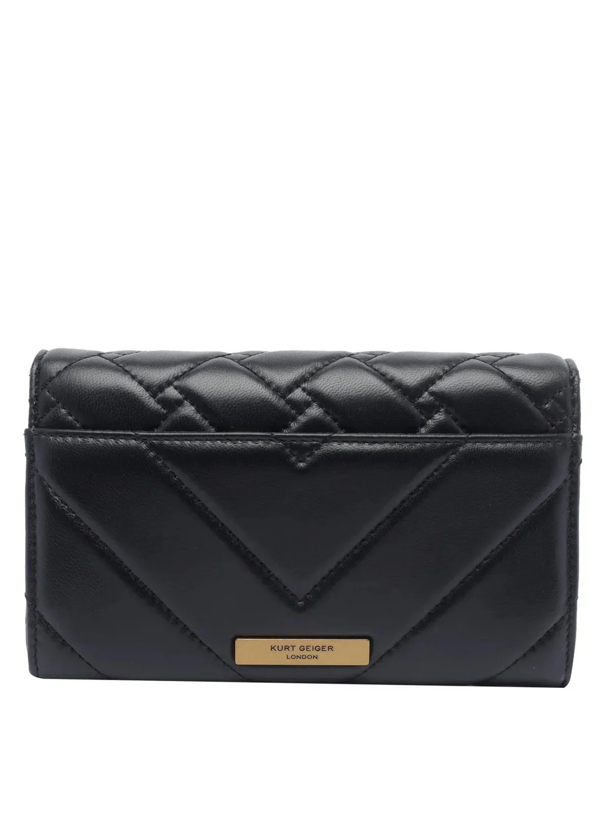 KURT GEIGER Borsa Donna KENSINGTON CHAIN WALLET 0648300109 BLACK BLACK - Image 3